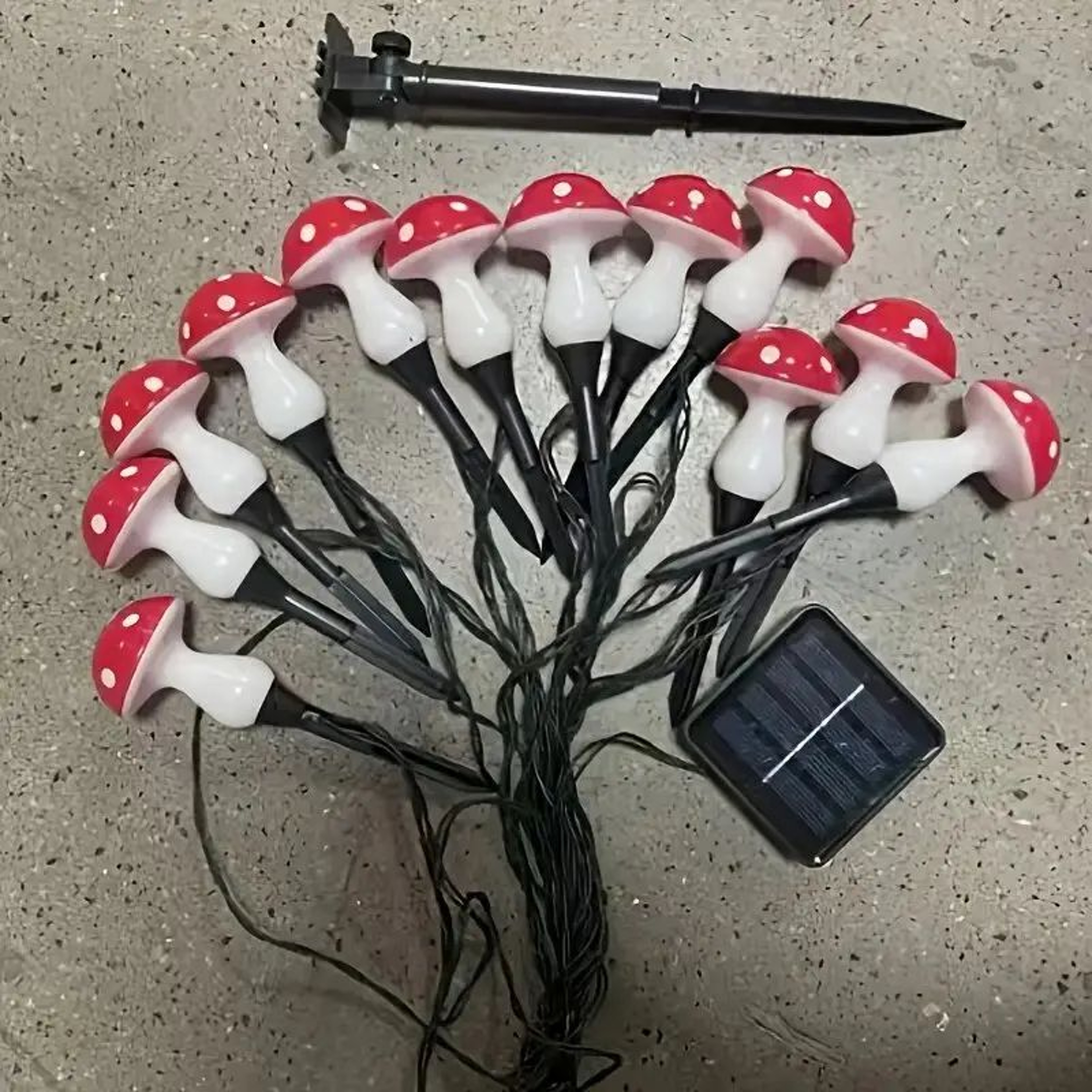 Solar Mushroom Pathway Garden Light 5