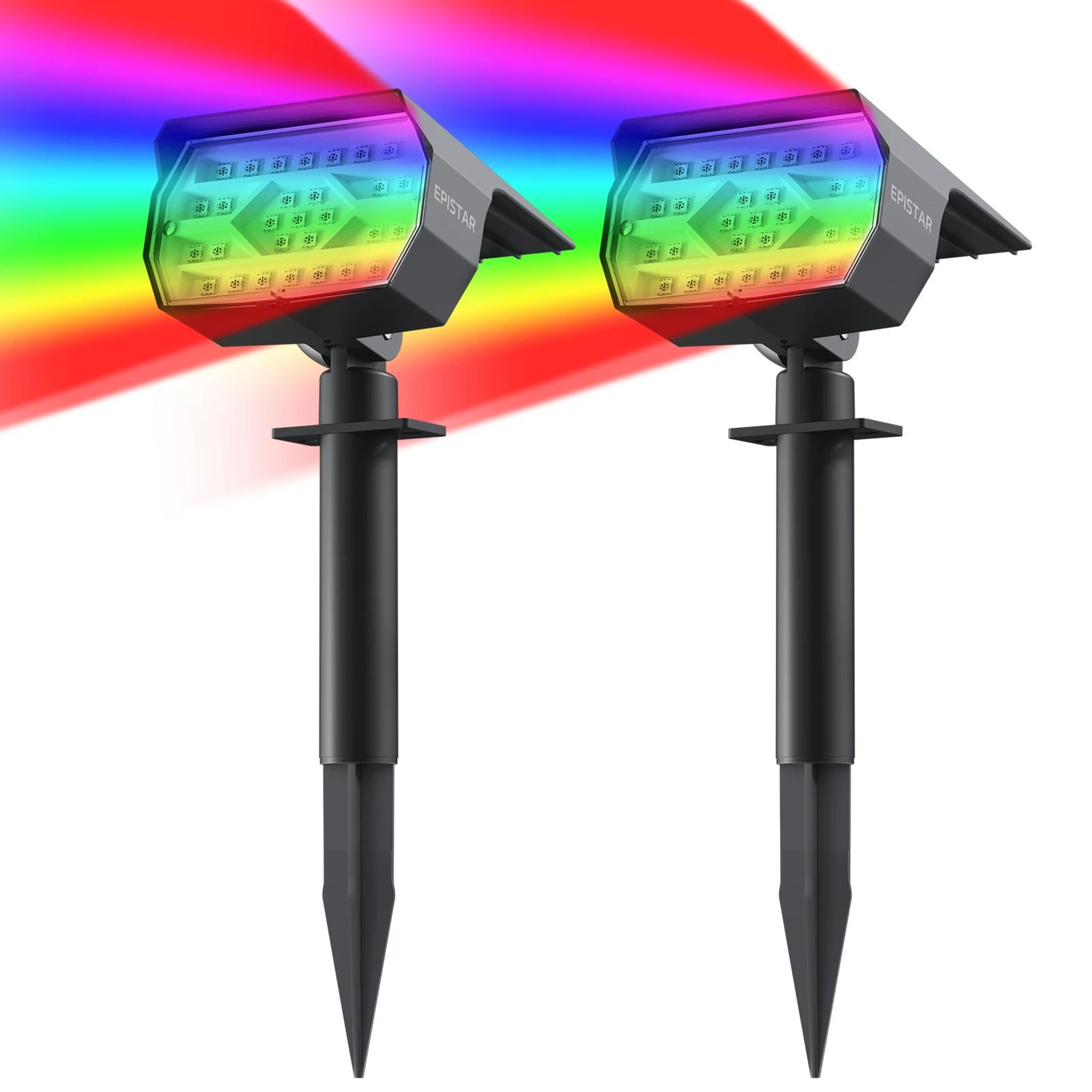 29 LED RGB Solar Garden Spotlight 7