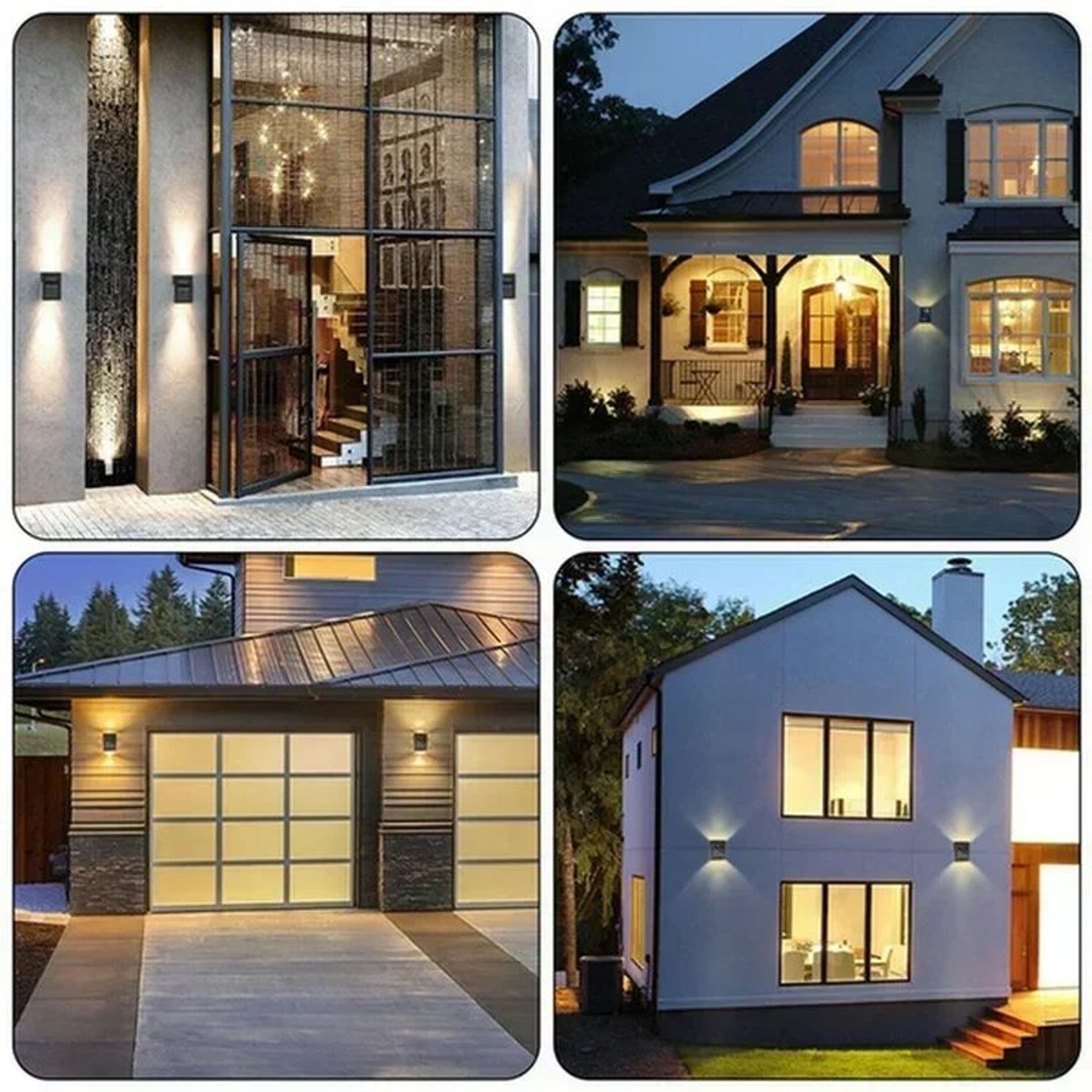 Solar Up And Down Decorative Outdoor Wall Light 2