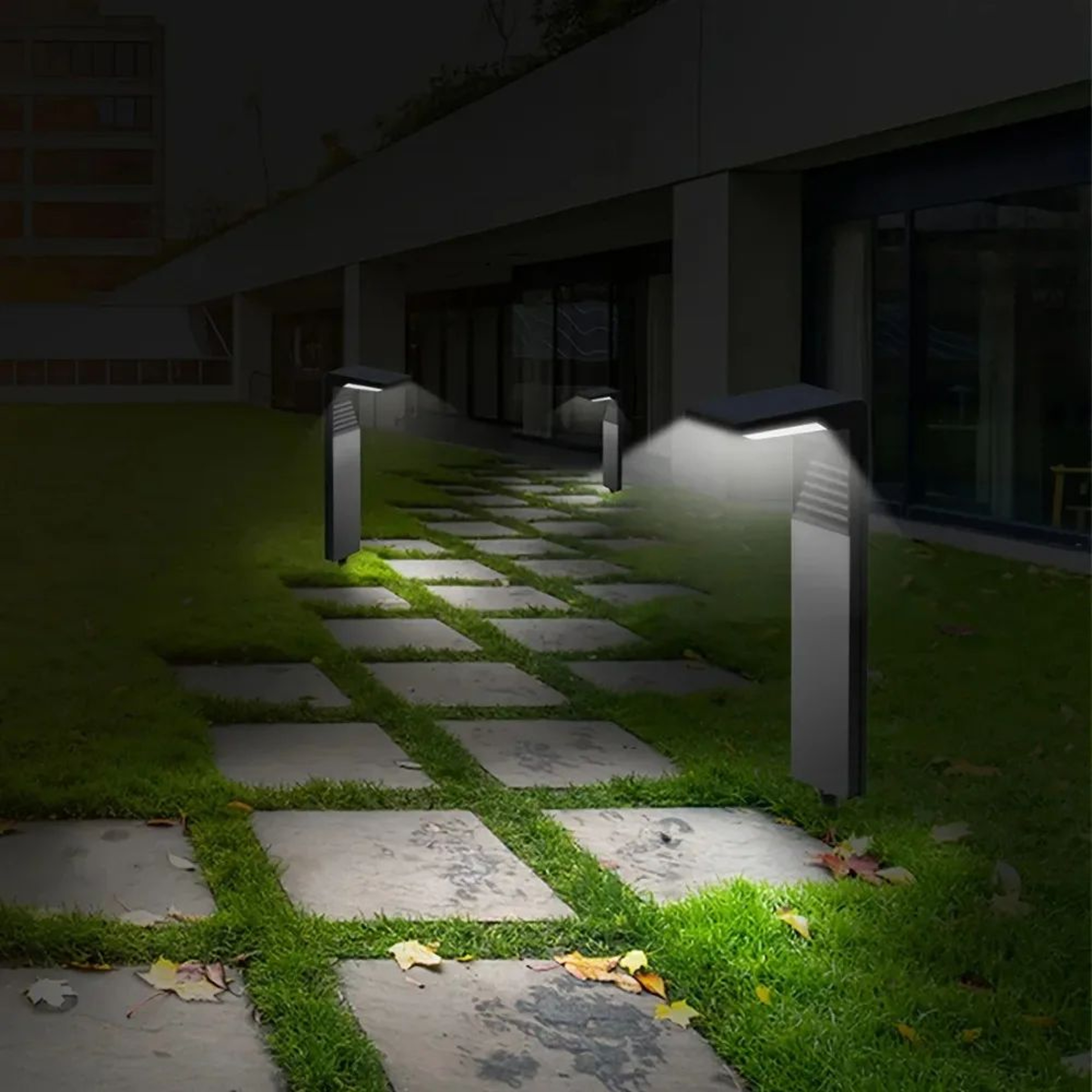 Solar LED Garden Pathway Lights 4