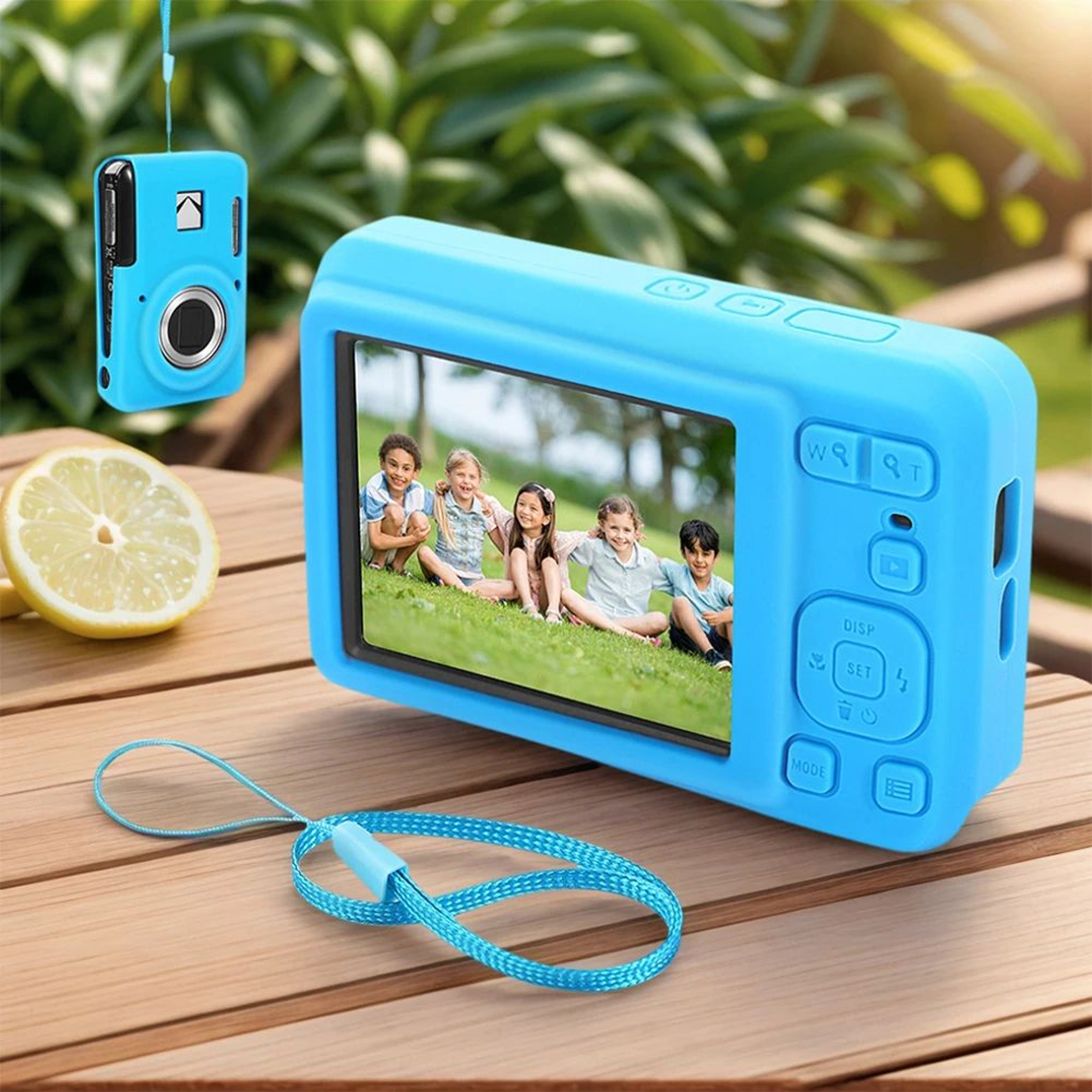 Slim Protective Camera Case With Lanyard For Kodak PIXPRO FZ55 1