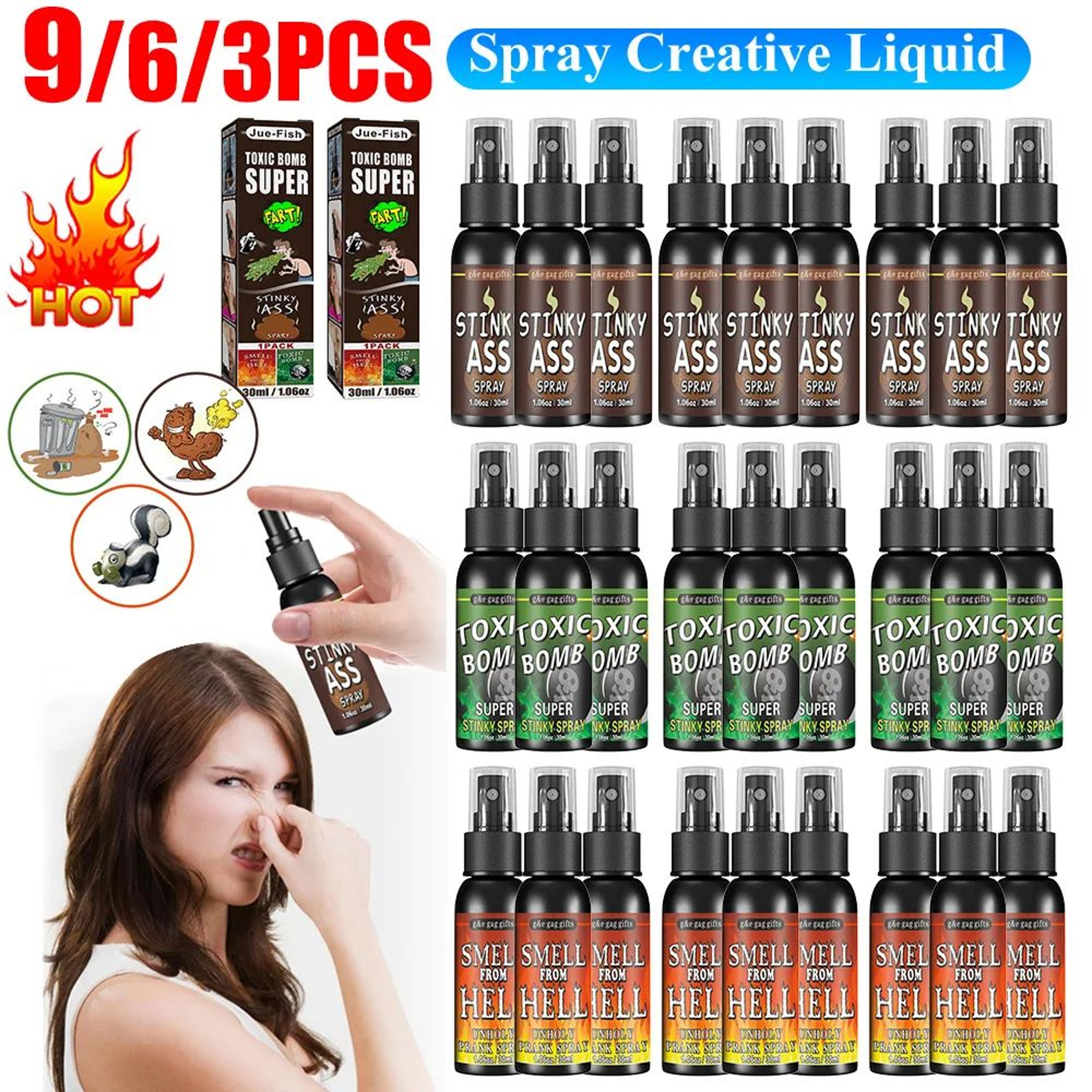 30ml Extra Strong Stink Spray Gag Prank Toy 1