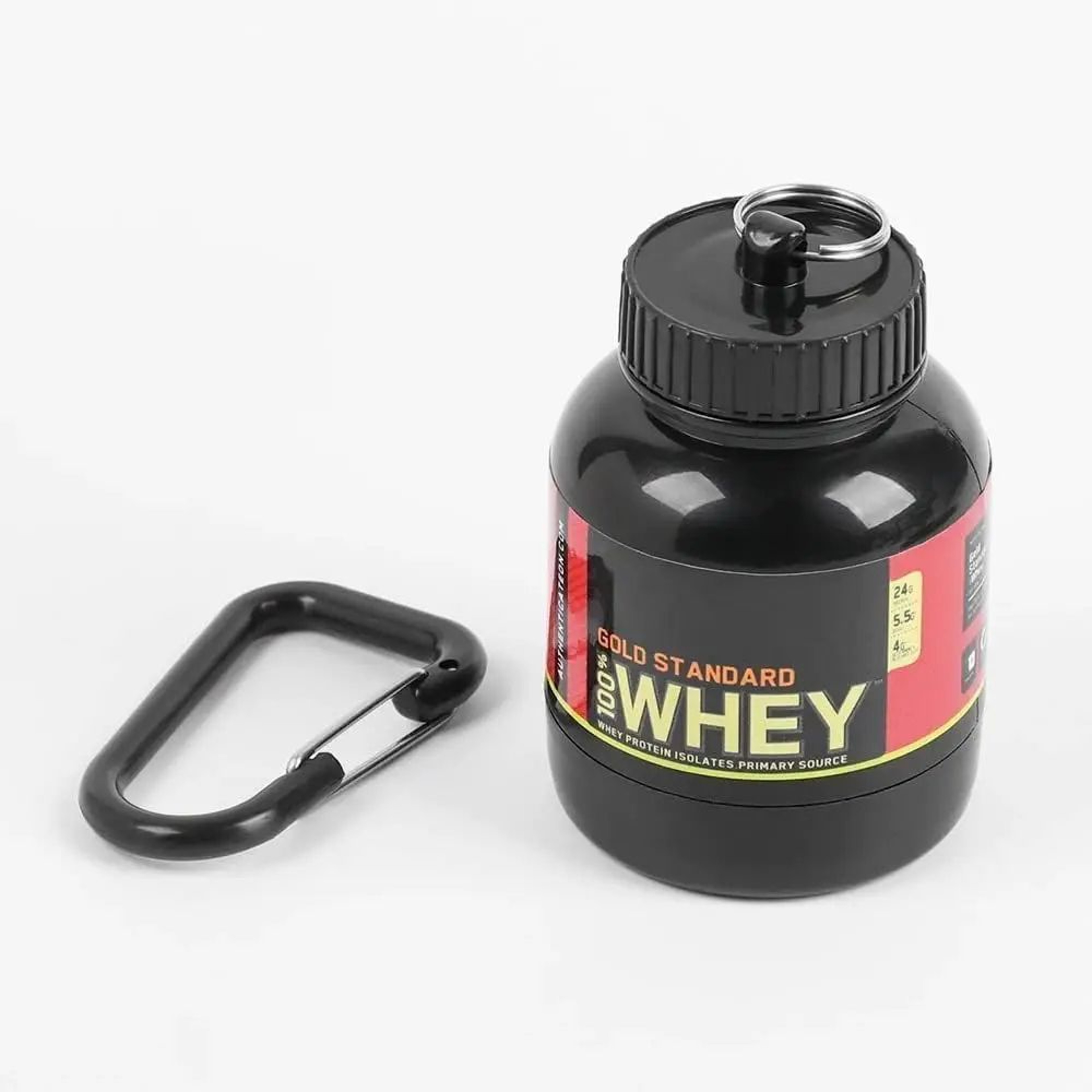 100ml Portable Protein Powder Container With Keychain Funnel 3