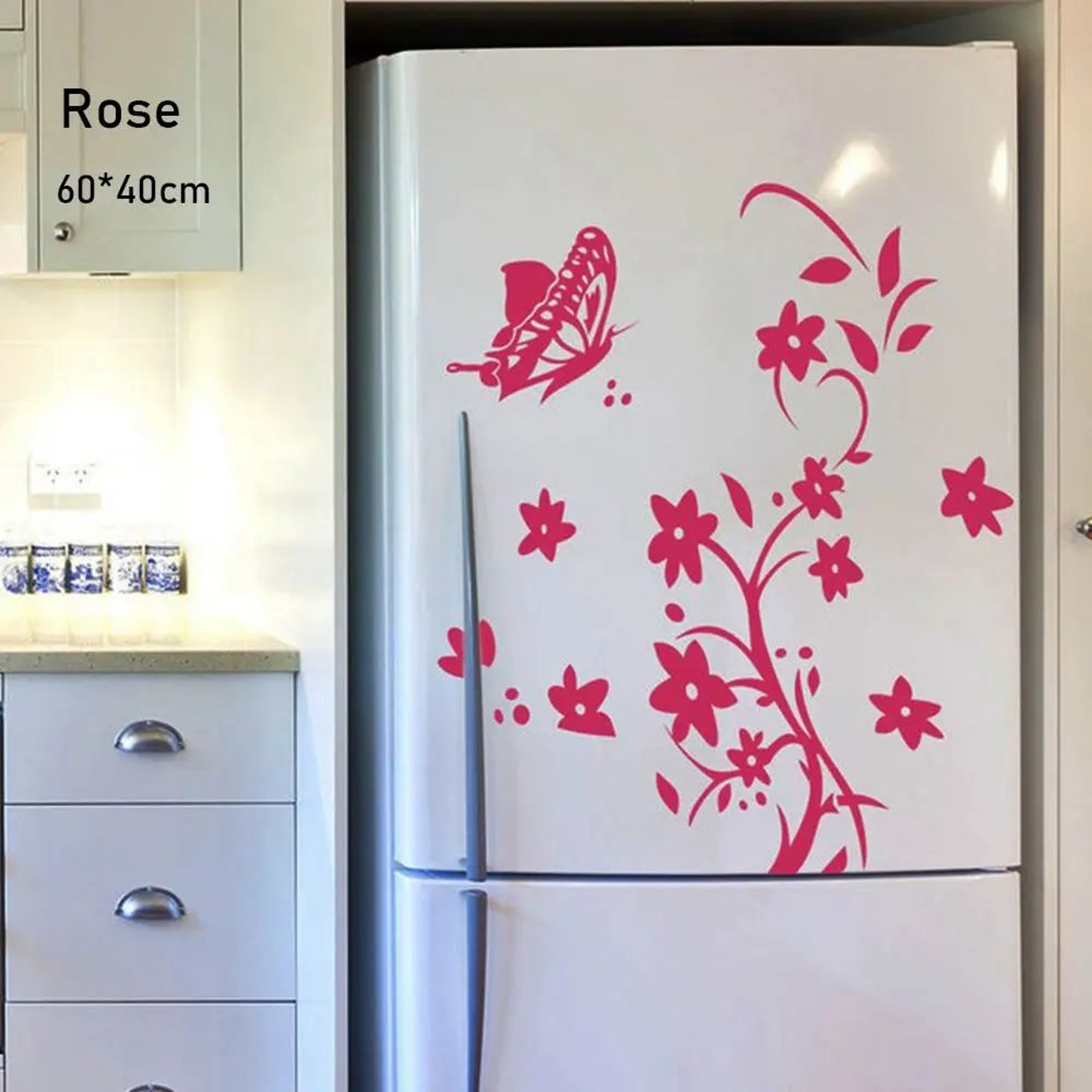 Black Butterfly Wall Sticker For Home Kitchen And Refrigerator Decor 15