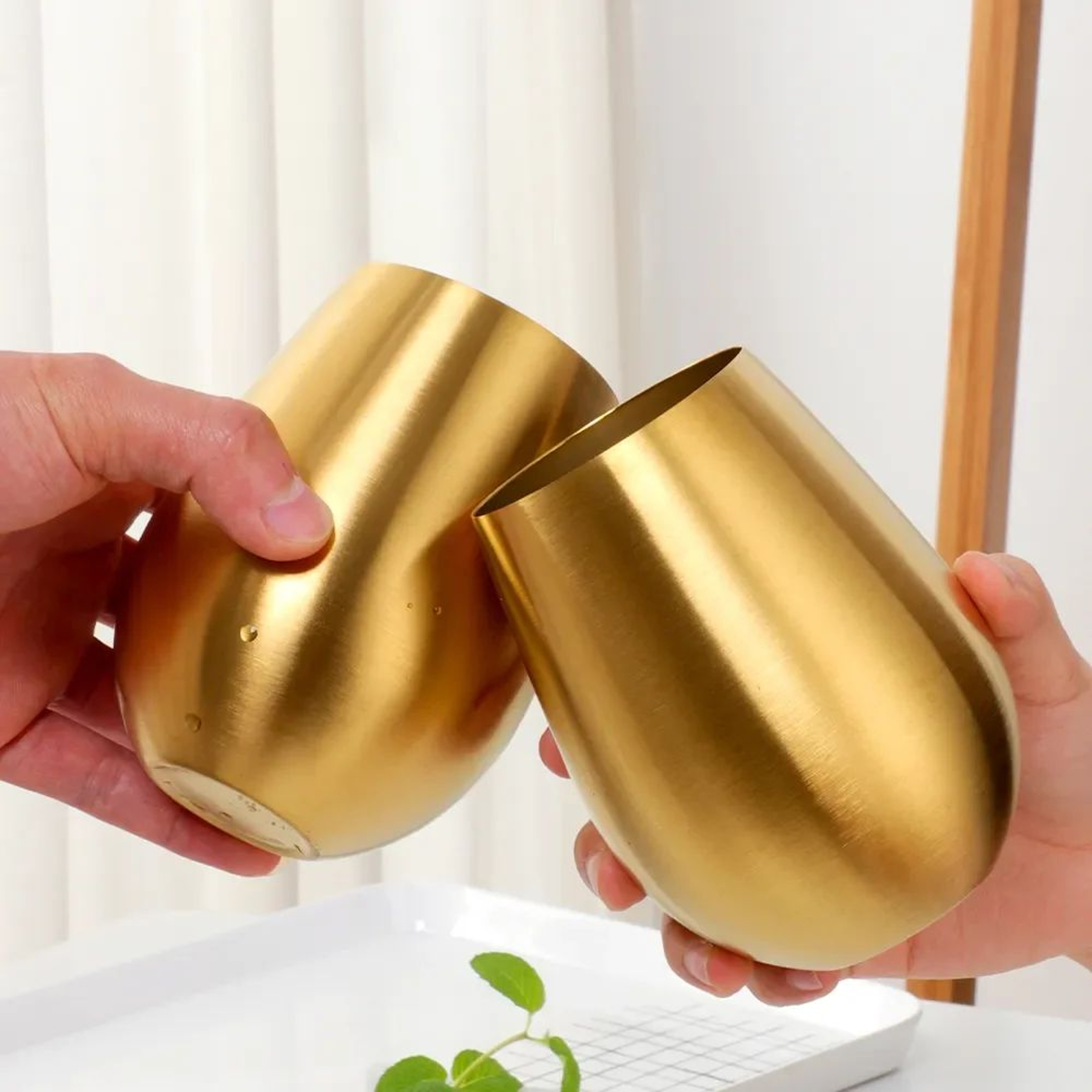 500ml Rose Gold Stainless Steel Beer And Cocktail Tumbler 1