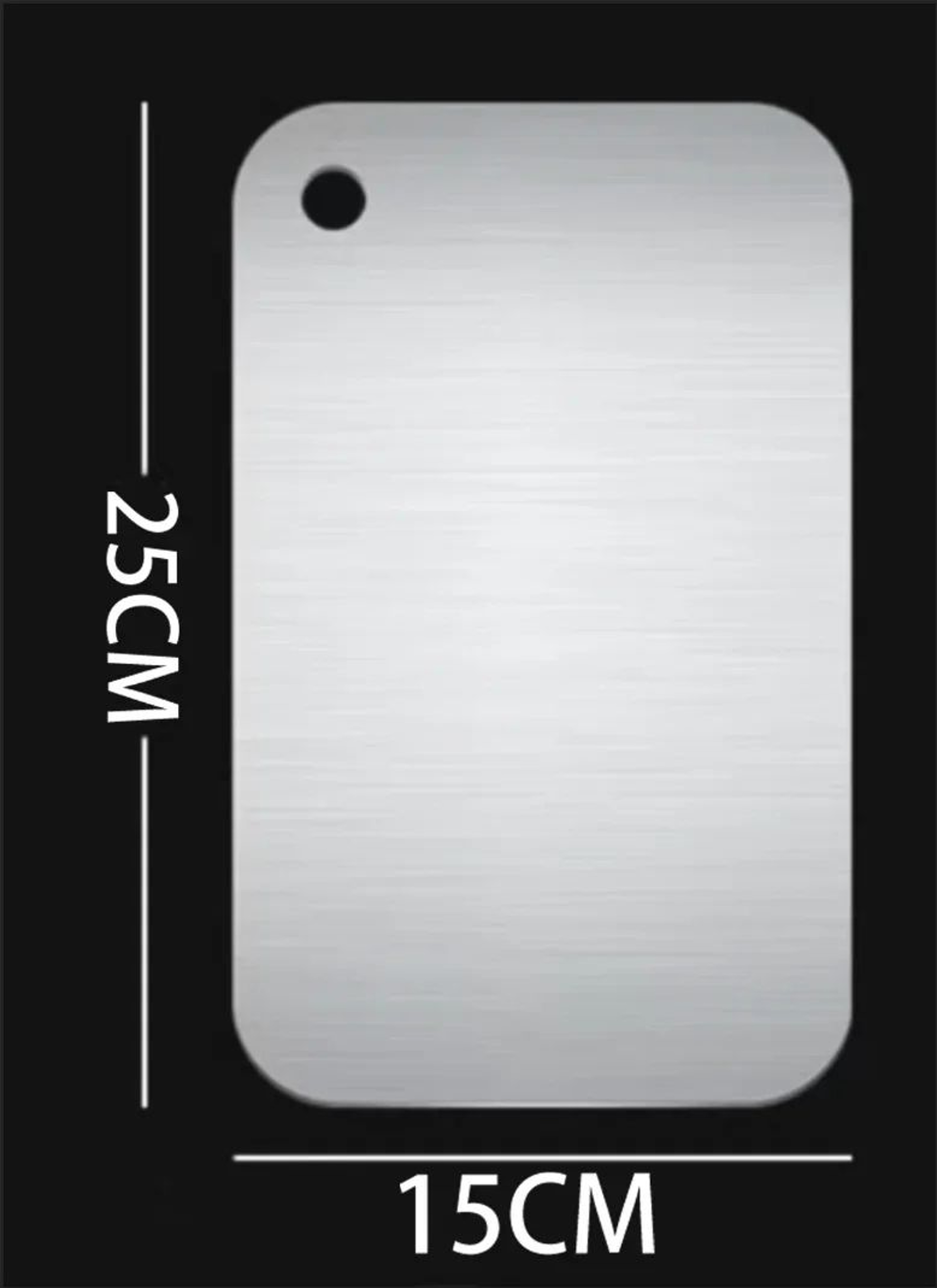 Thickened Double Sided Stainless Steel Cutting Board 6