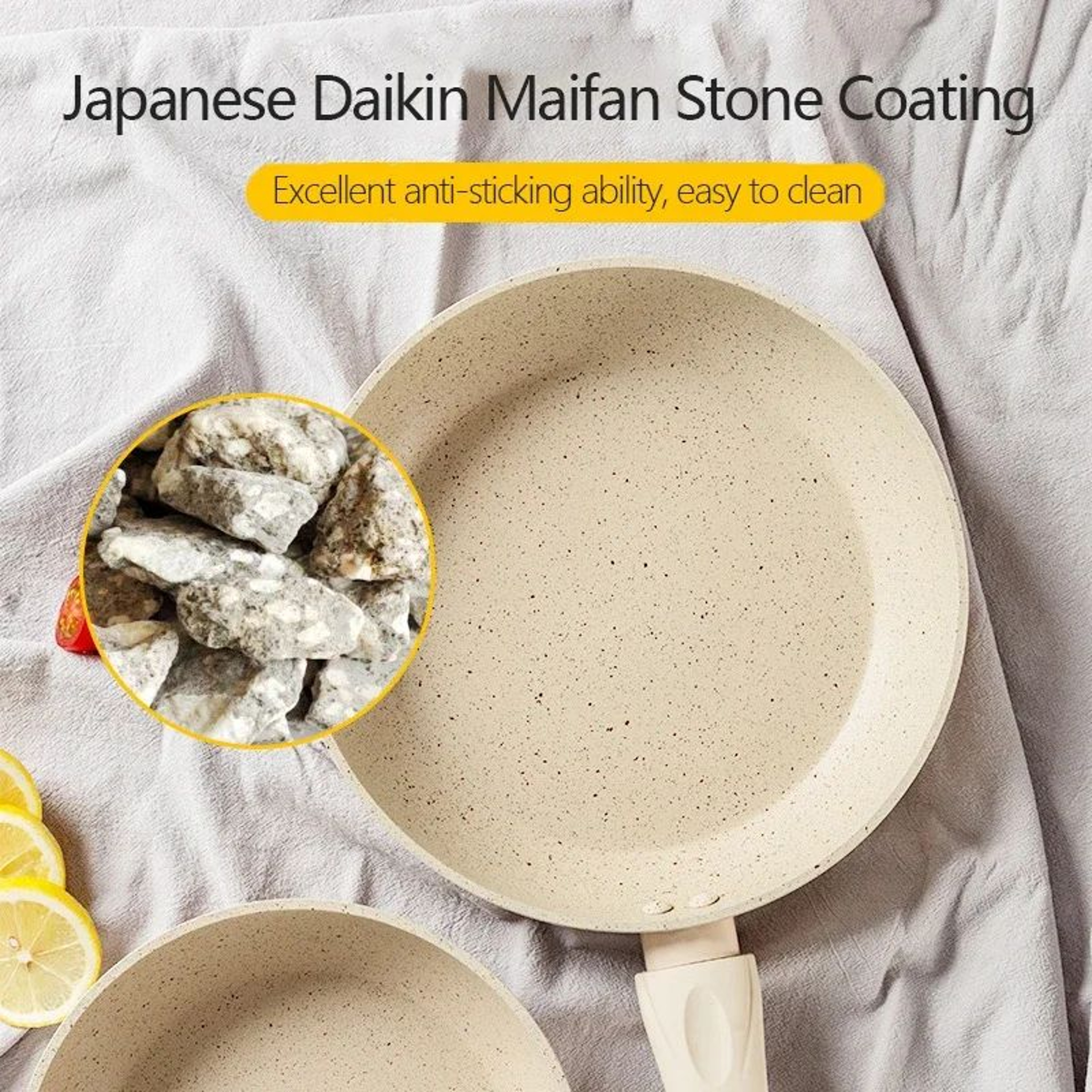 Japanese Style Nonstick Flat Bottom Saucepan 3