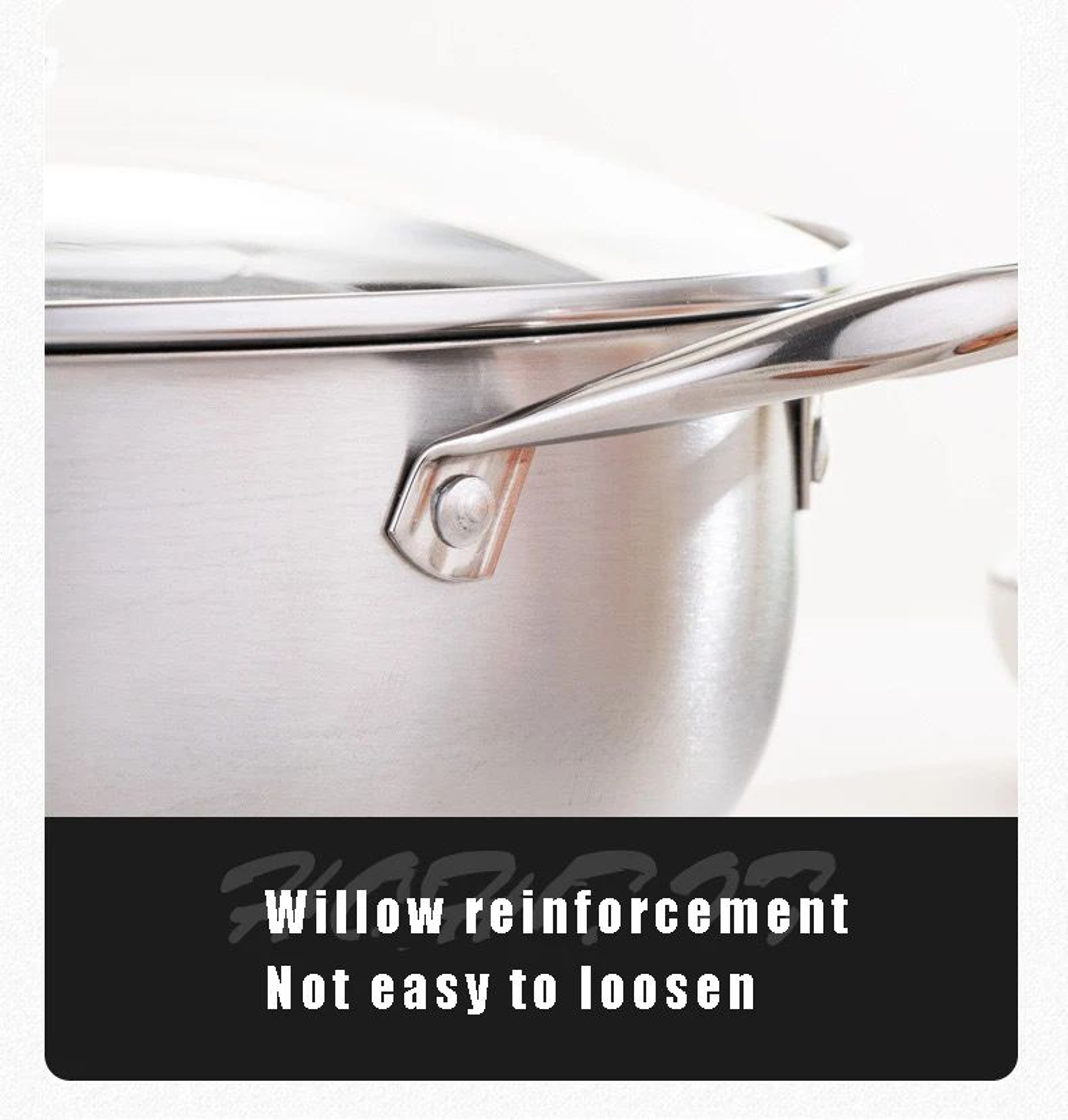 316 Stainless Steel Honeycomb Nonstick Frying Pan 10