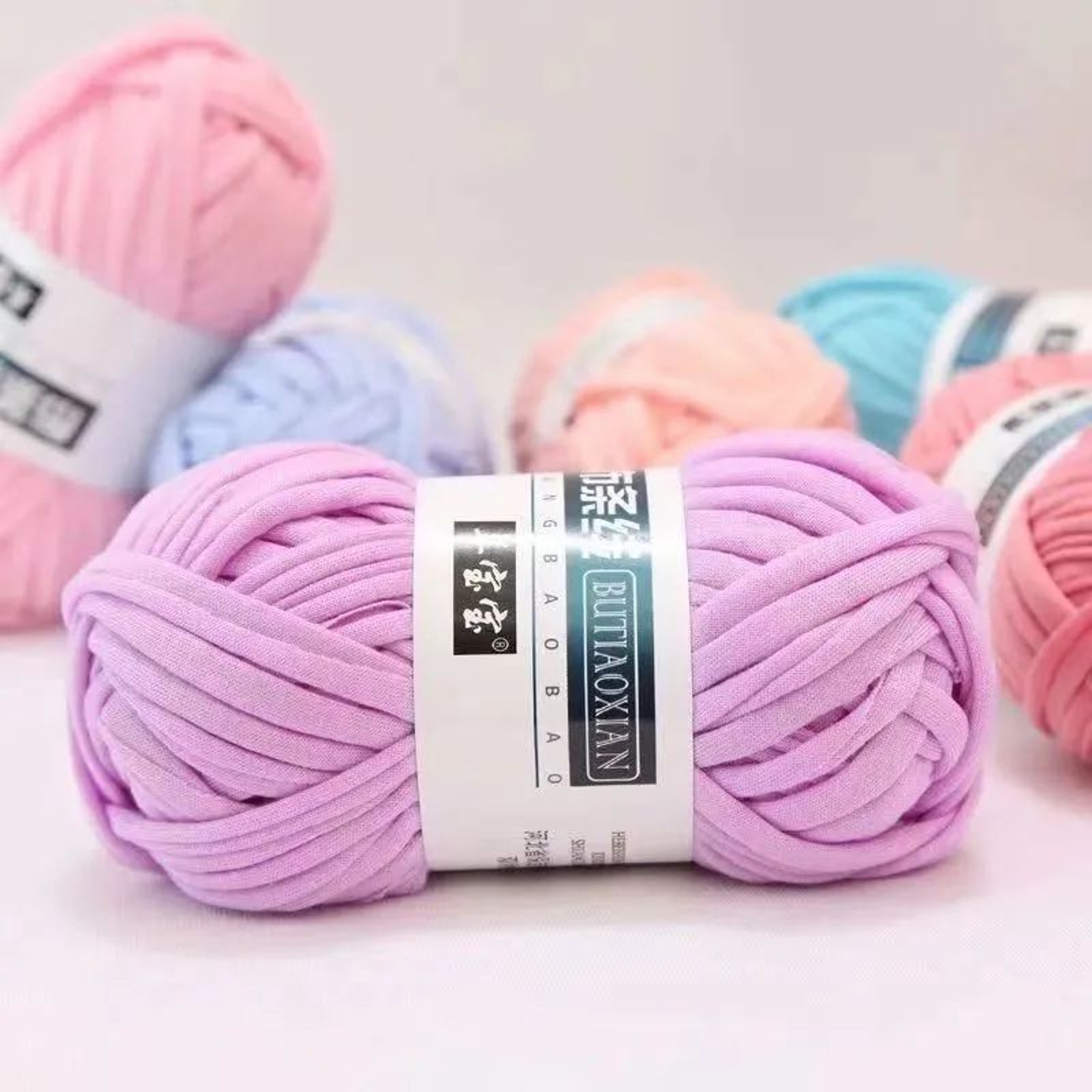 100g Super Soft Fabric Strip Yarn For Hand Knitting 5