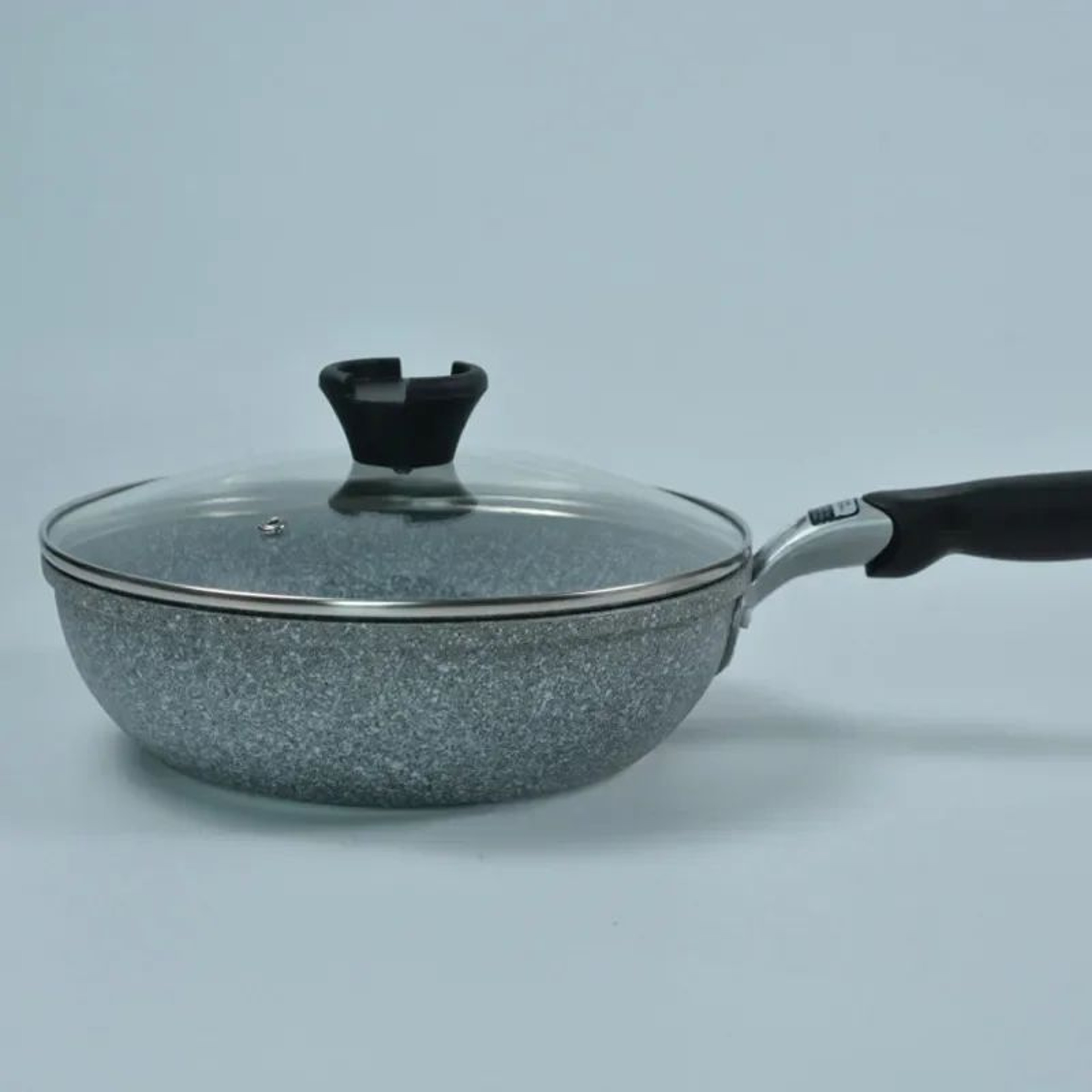 Tempered Glass Pot And Pan Lid With Stainless Steel Rim 2