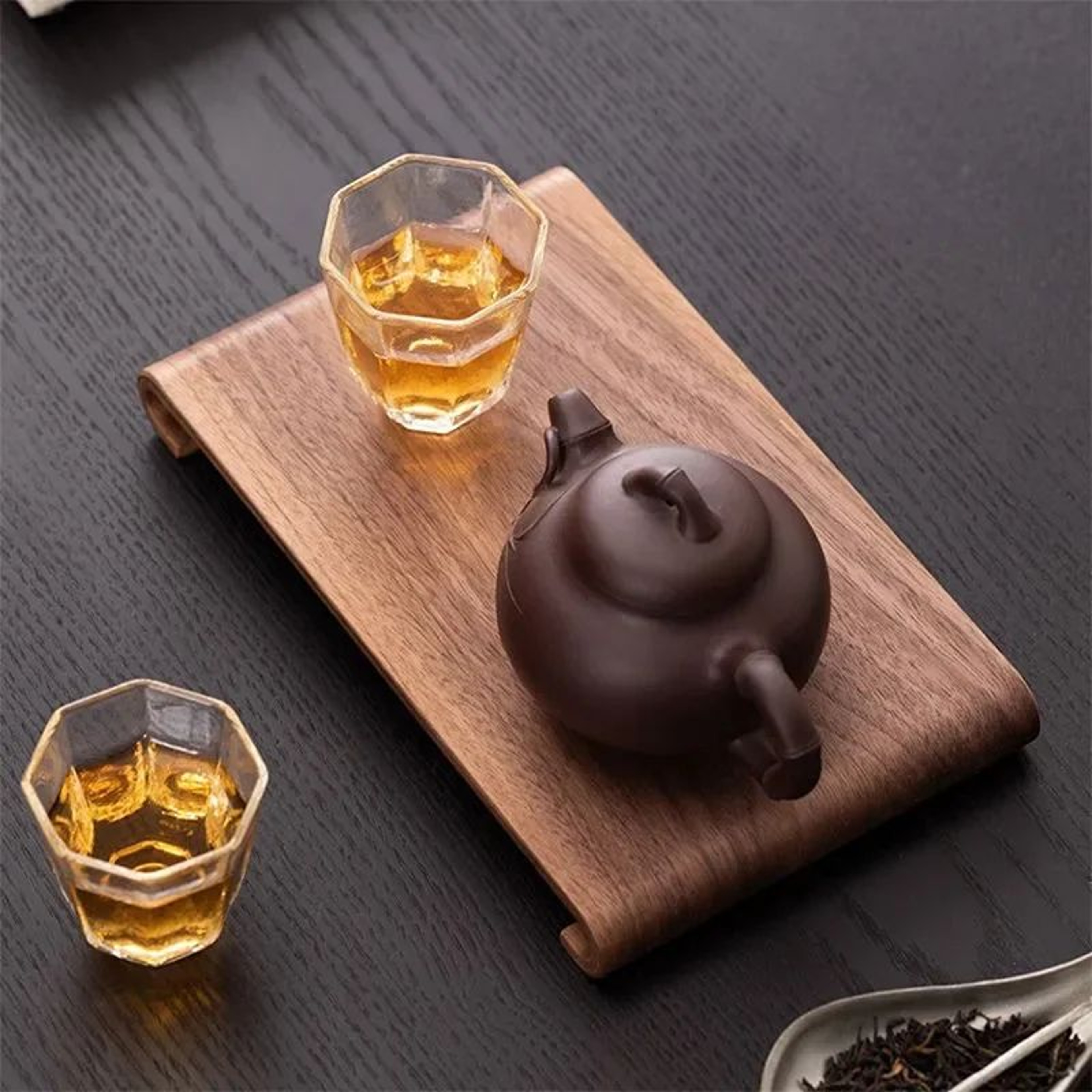 Retro Wooden Rectangular Decorative Serving Tray 4