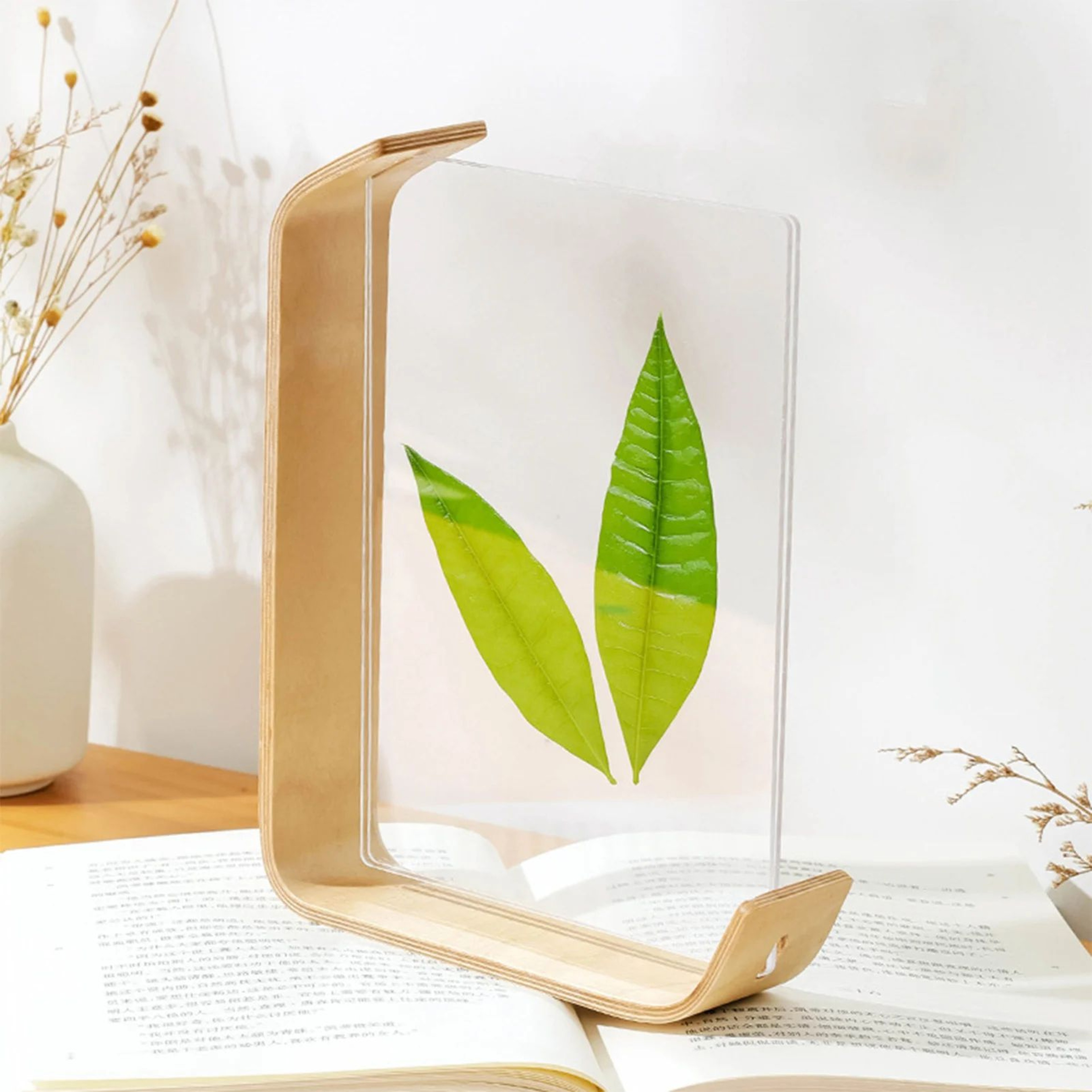 Acrylic Wooden Desktop Photo Display Frame 1
