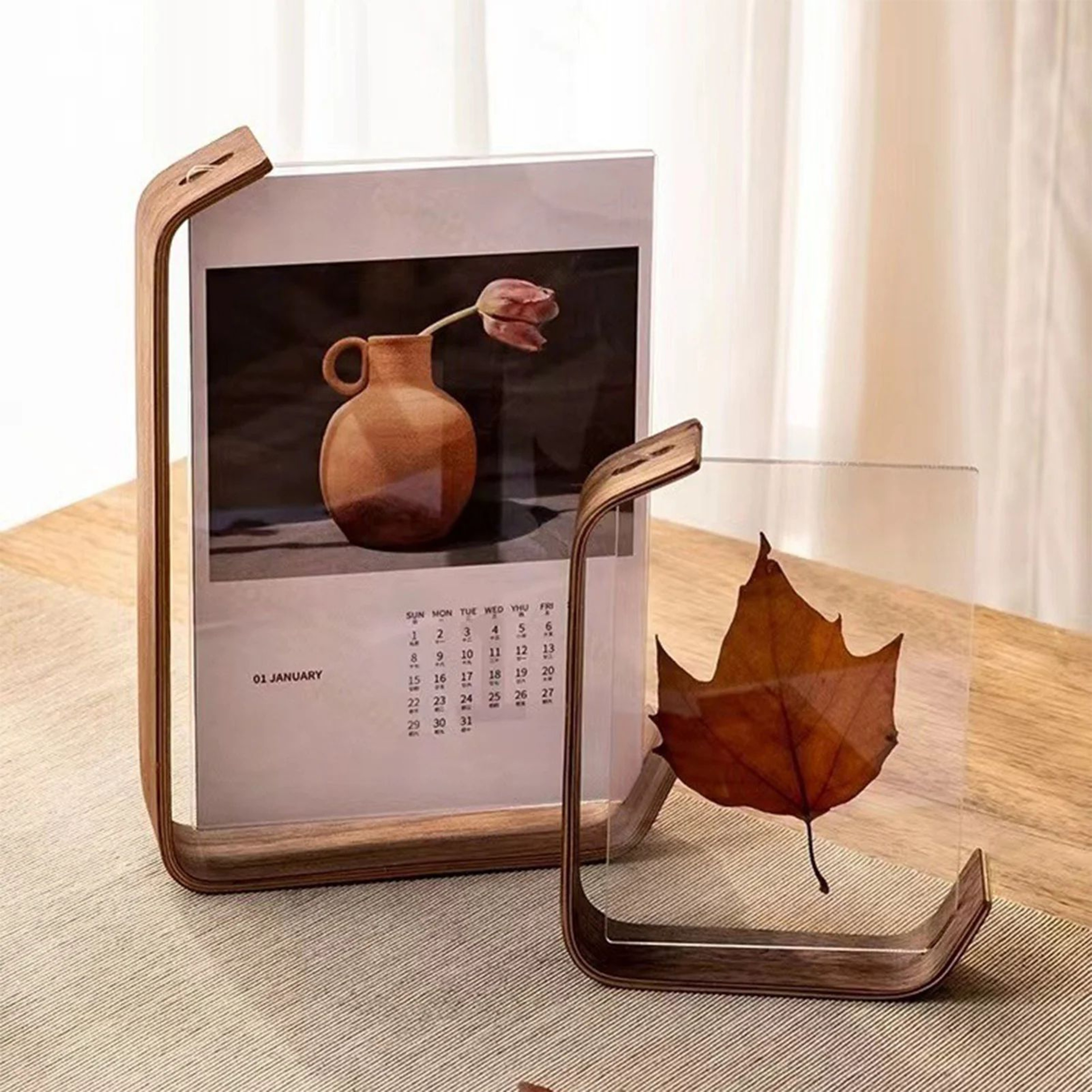 Acrylic Wooden Desktop Photo Display Frame 11
