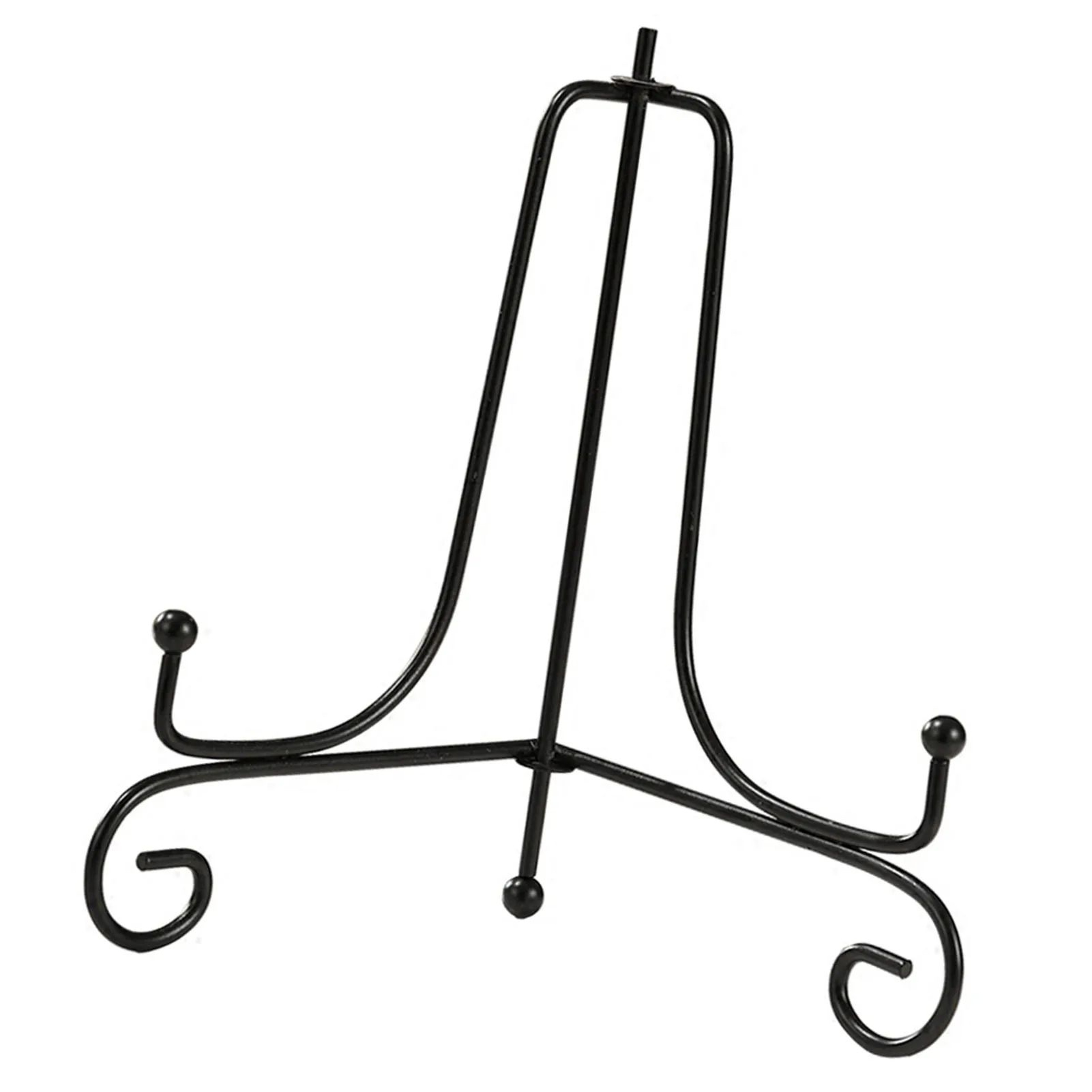 Black Iron Tea Cake And Decorative Plate Display Stand 8