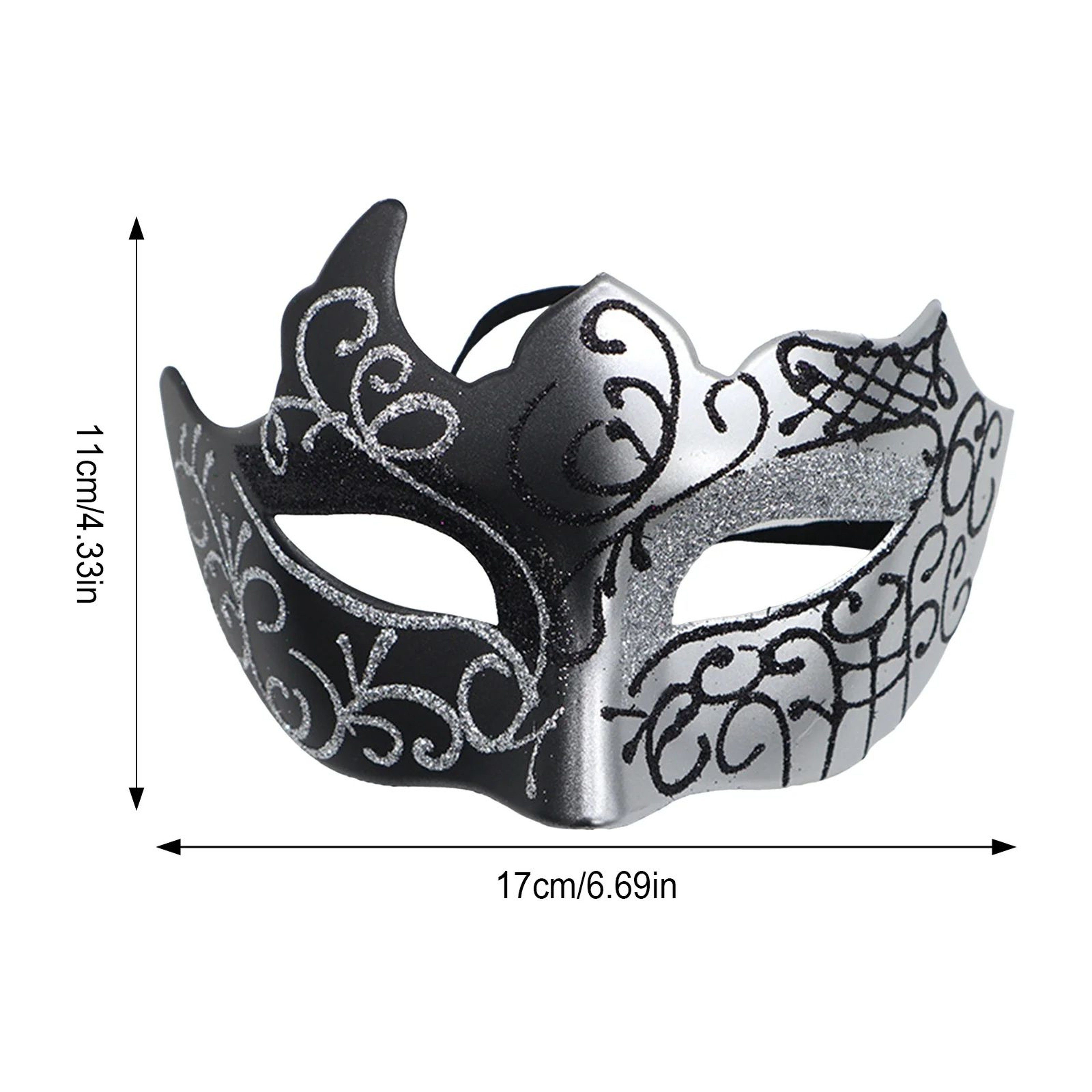 Mens Masquerade Cosplay Mask With Elastic Strap 2