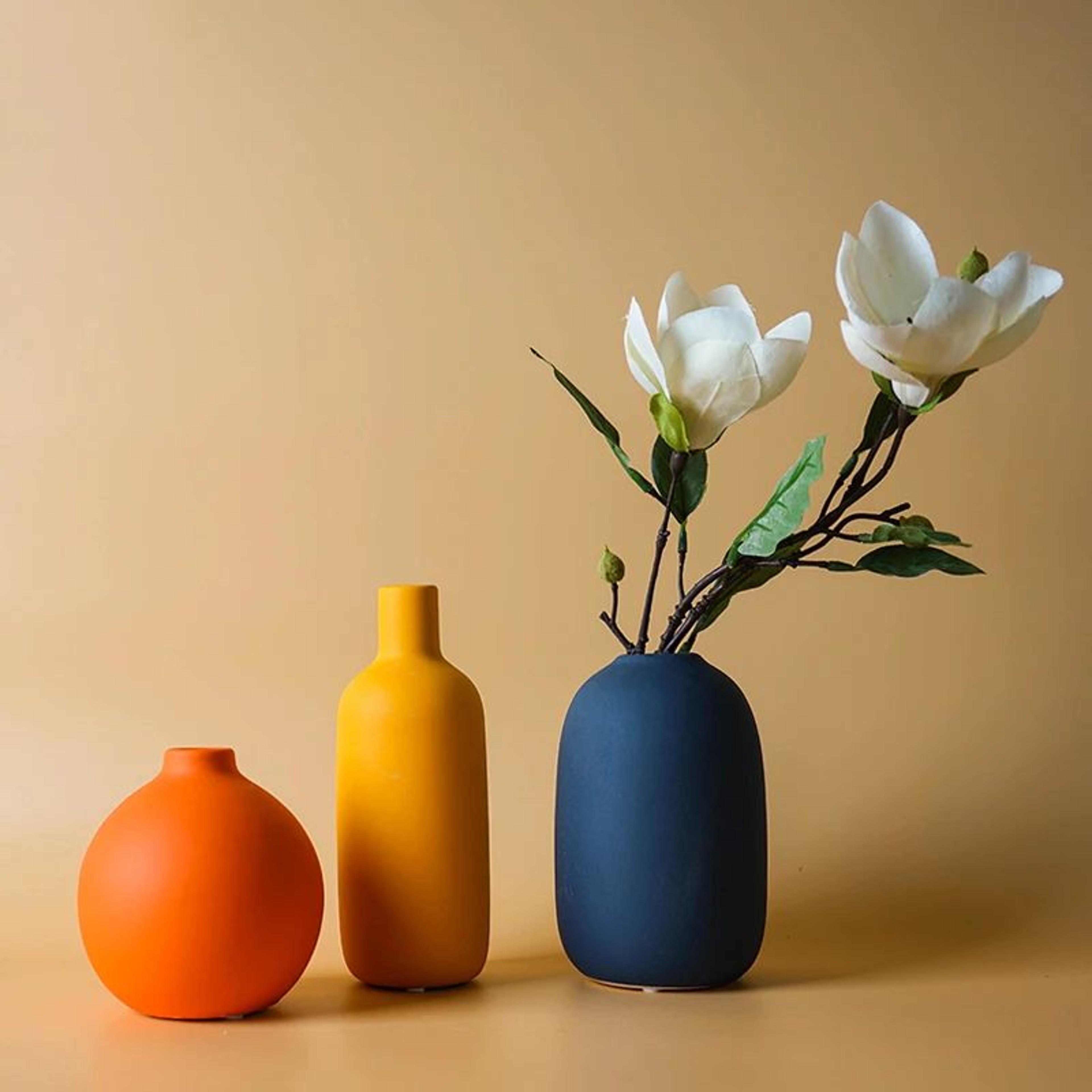 Nordic Ceramic Vase With Small Bottleneck 0