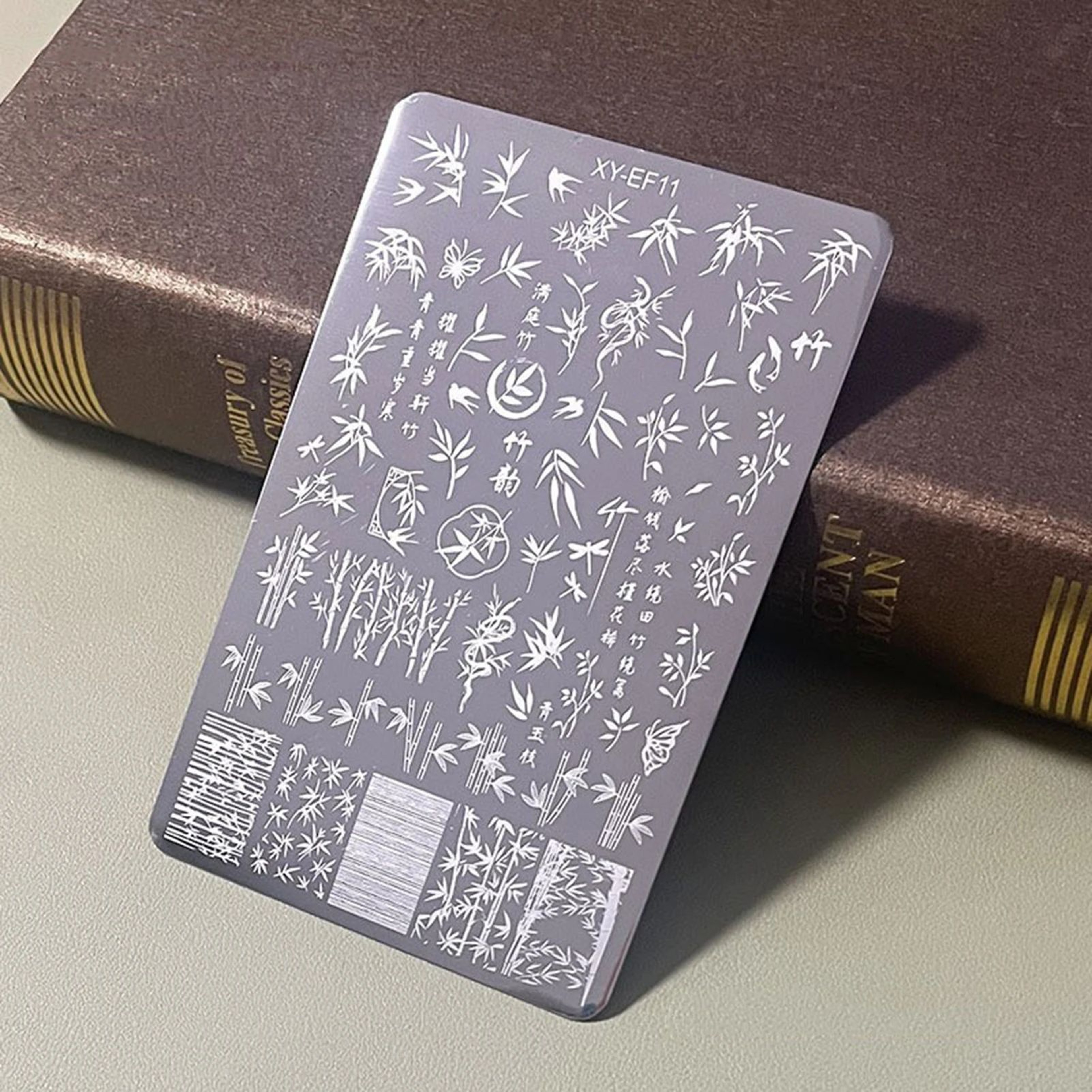 Steel Nail Art Stamping Plate With Pattern Designs 17