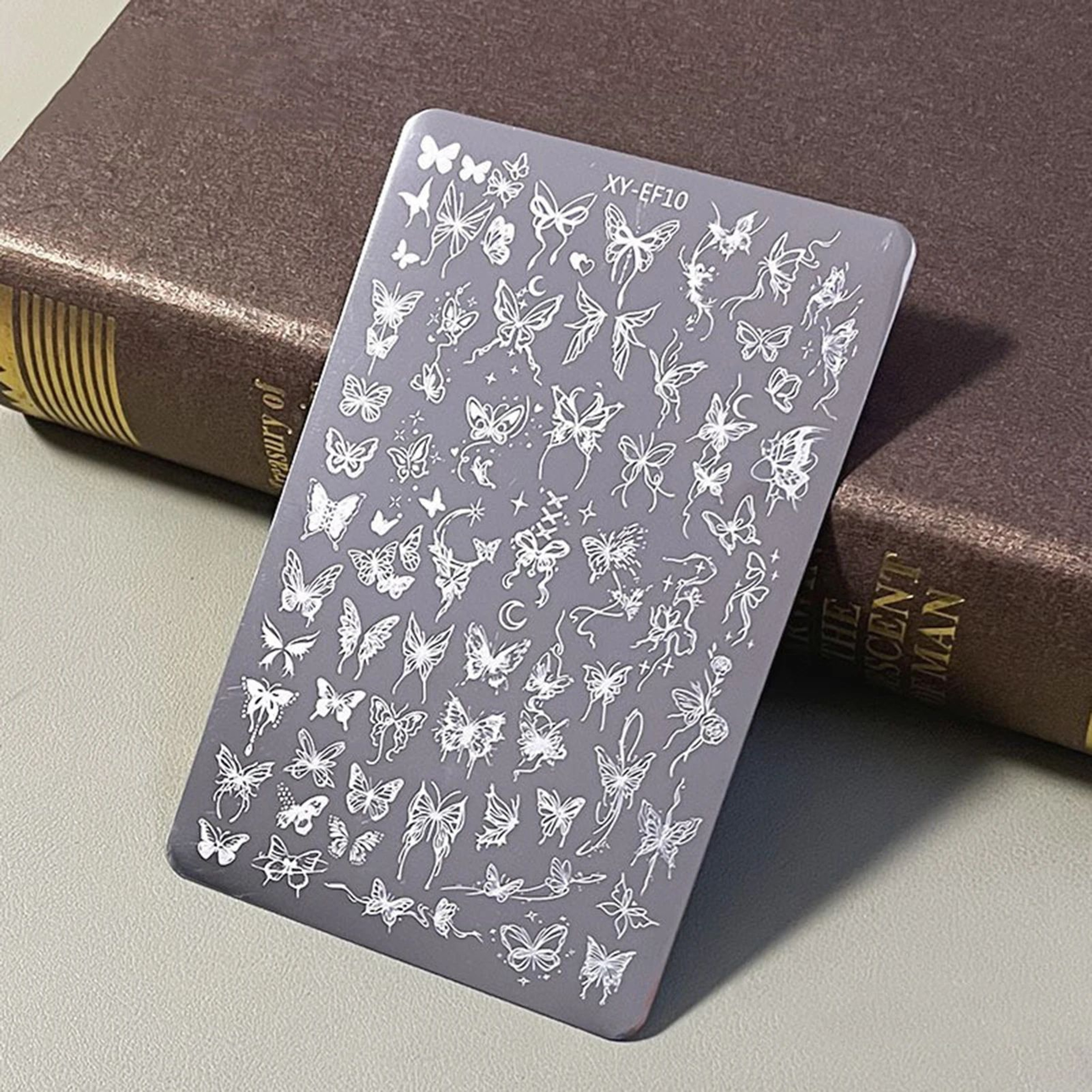 Steel Nail Art Stamping Plate With Pattern Designs 9