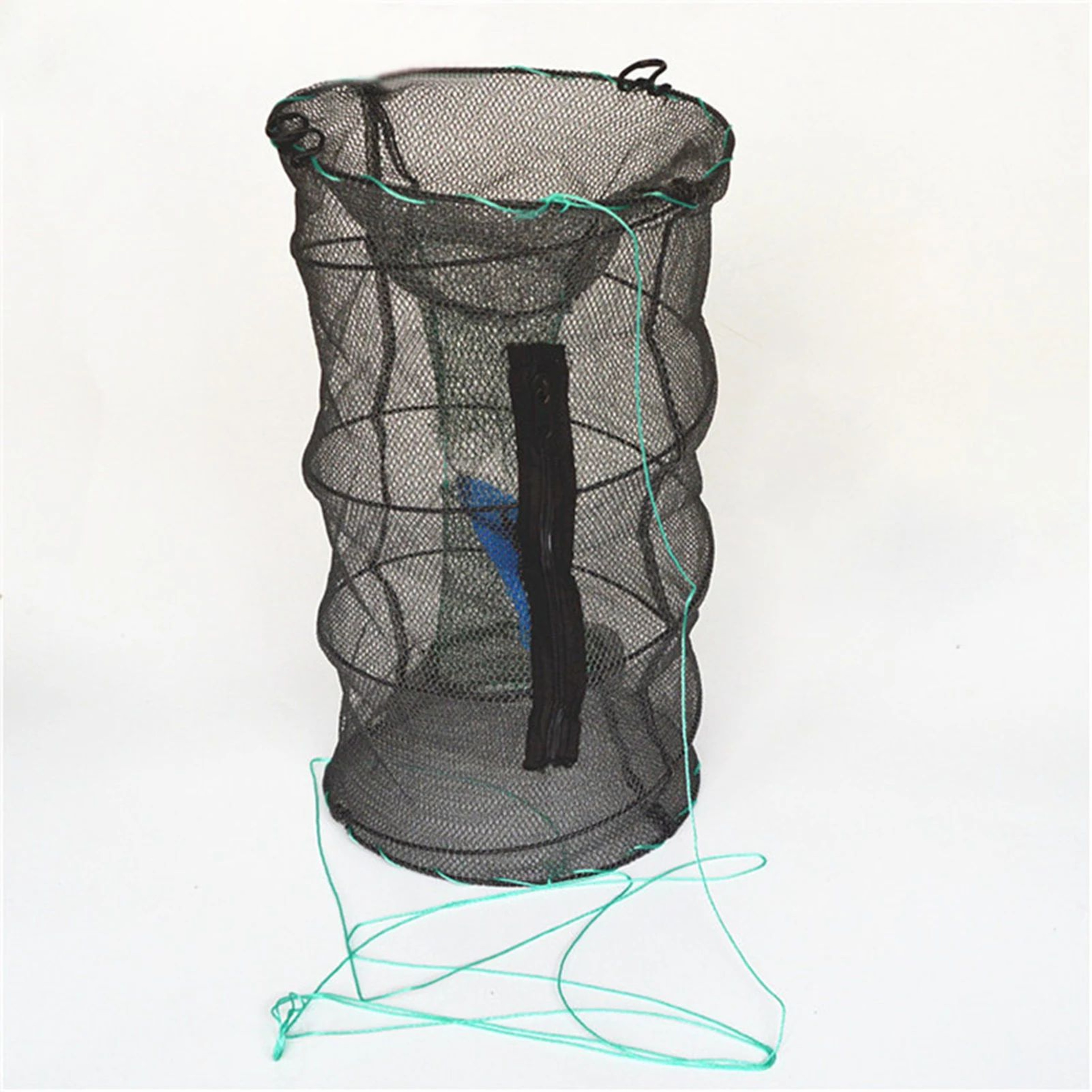 Portable Multi Layer Foldable Nylon Fishing Net Cage 3