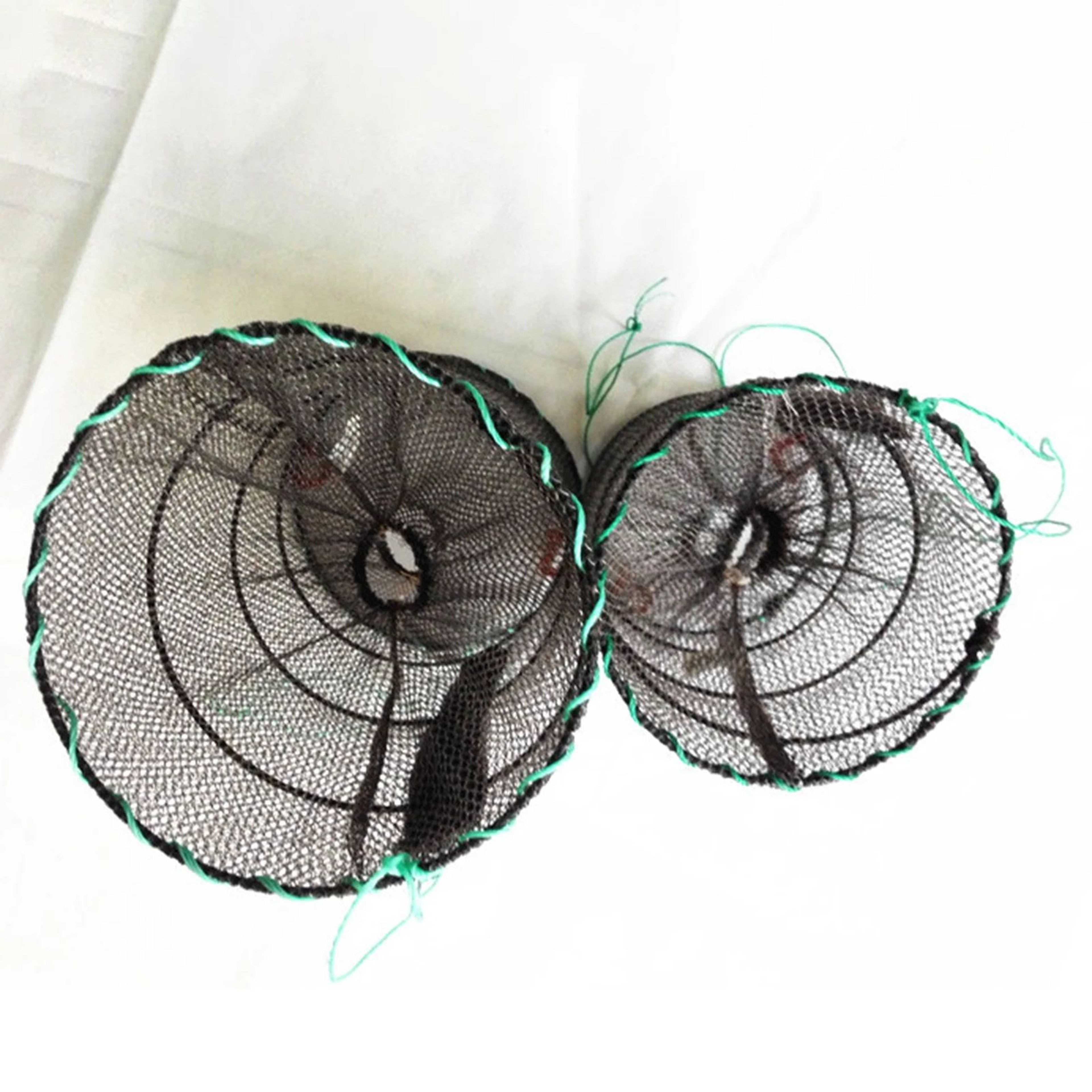 Portable Multi Layer Foldable Nylon Fishing Net Cage 7