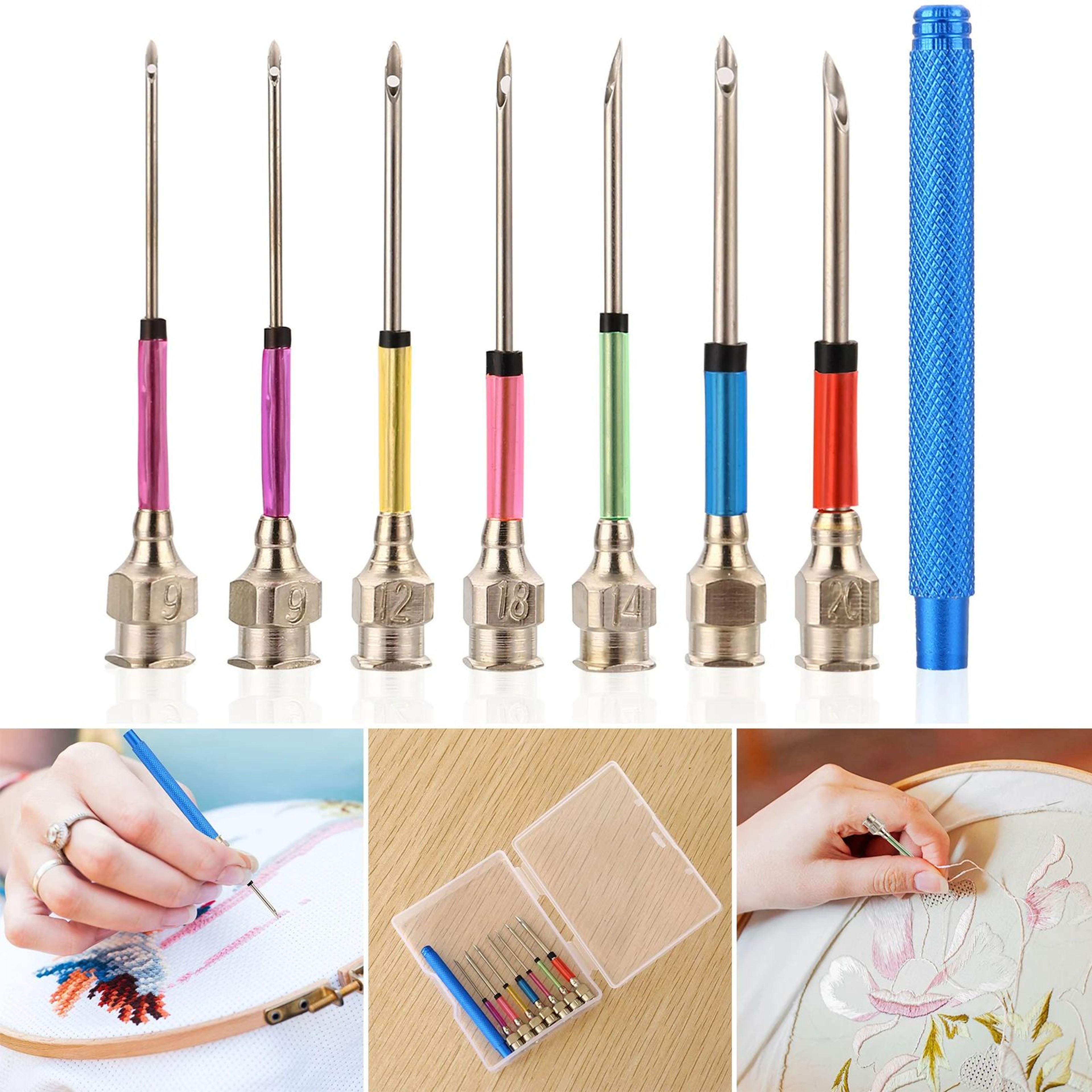 Ergonomic Punch Needle Tool Set For Embroidery And DIY Sewing 0