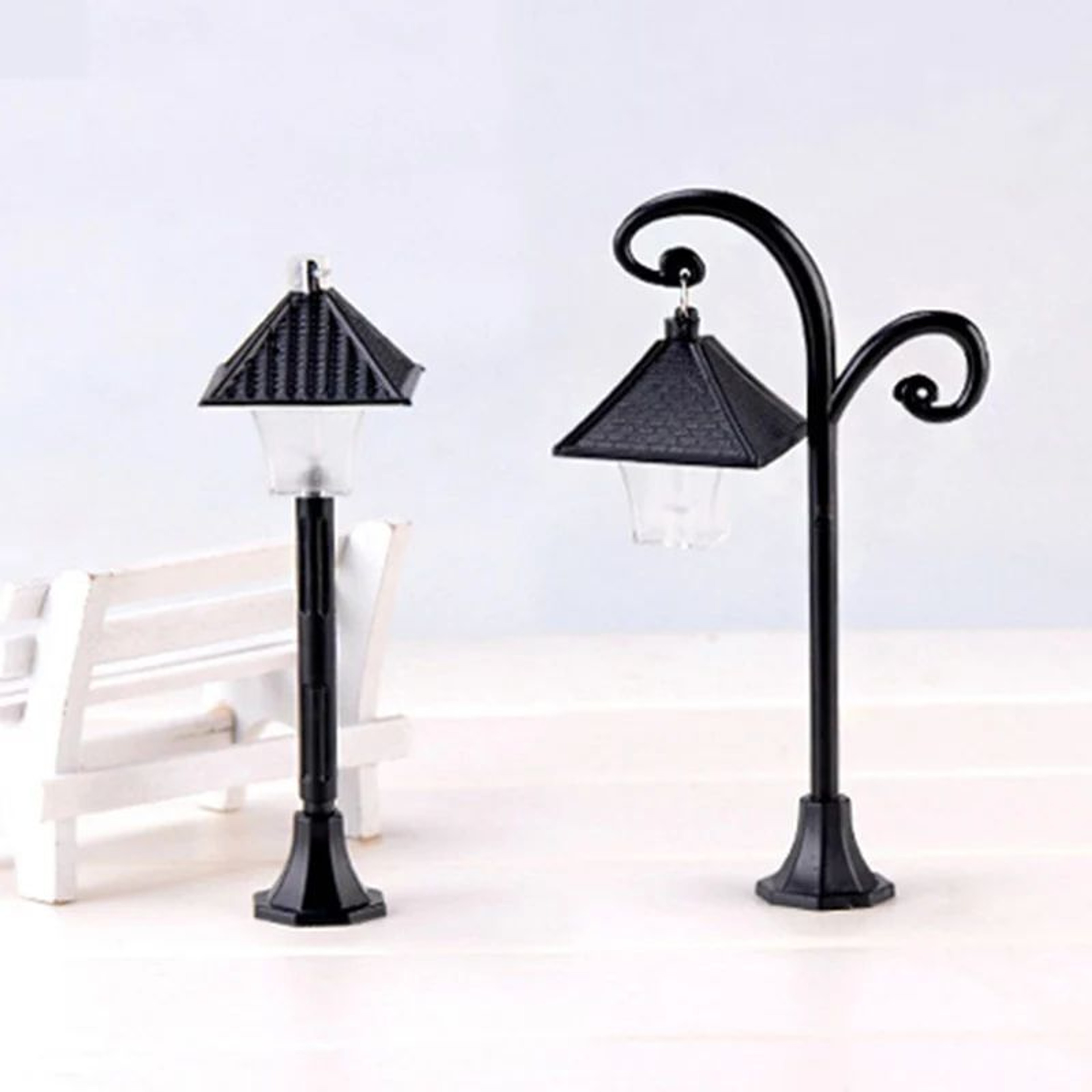 Miniature Street Light Lamp Post For Railway And Diorama Scenes 3