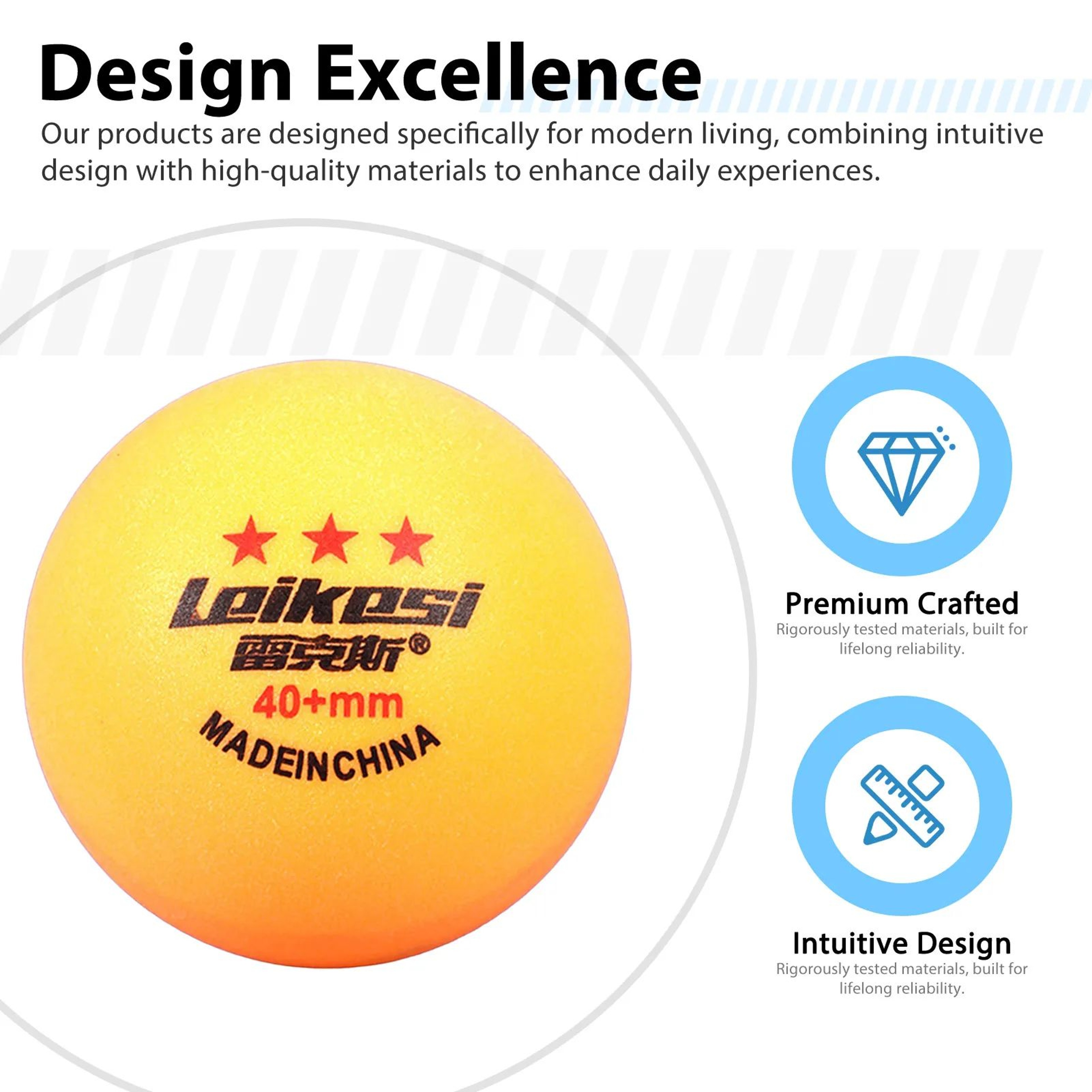 Professional Table Tennis Balls For Training And Practice 3