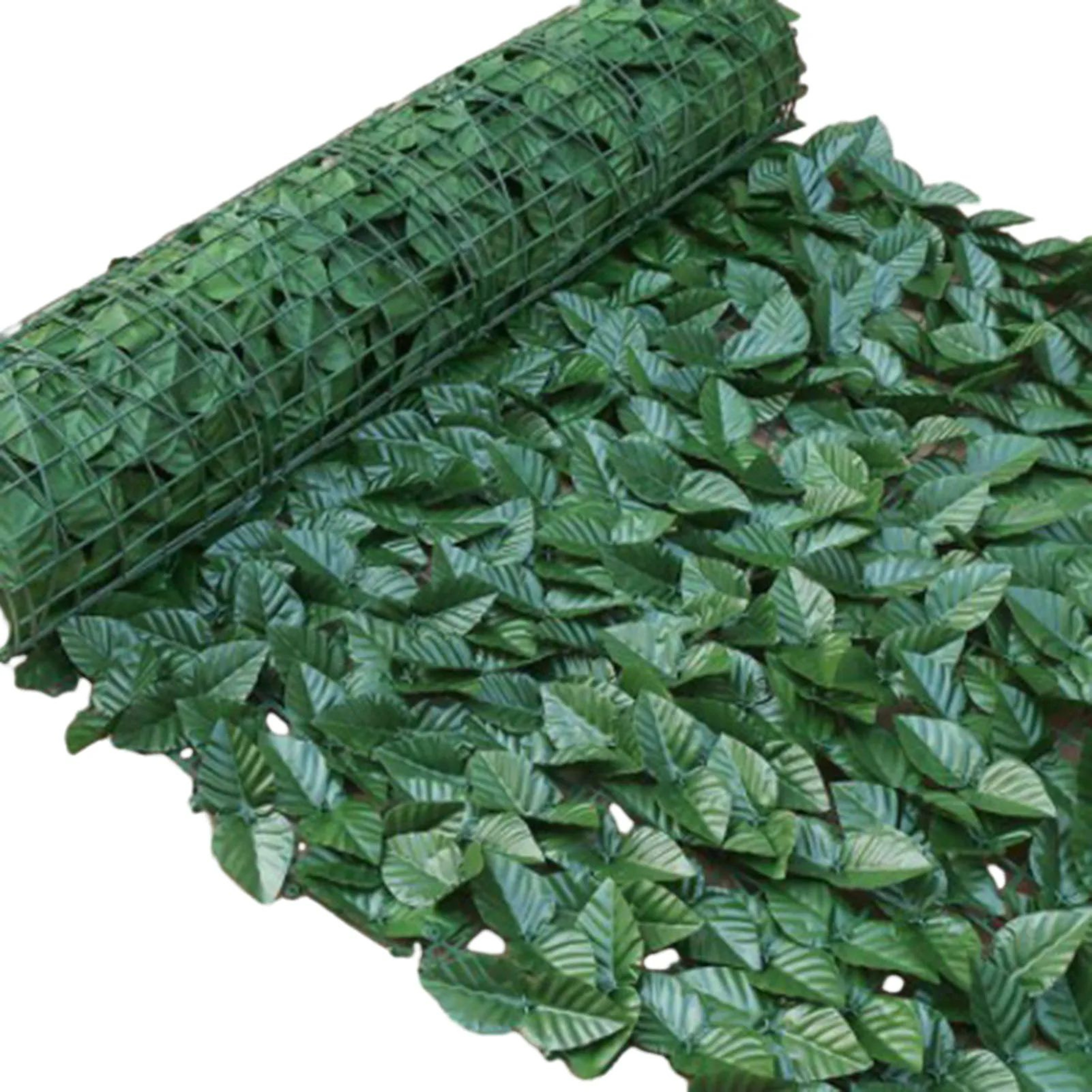 Artificial Ivy Privacy Fence Screen With Faux Green Leaves 6