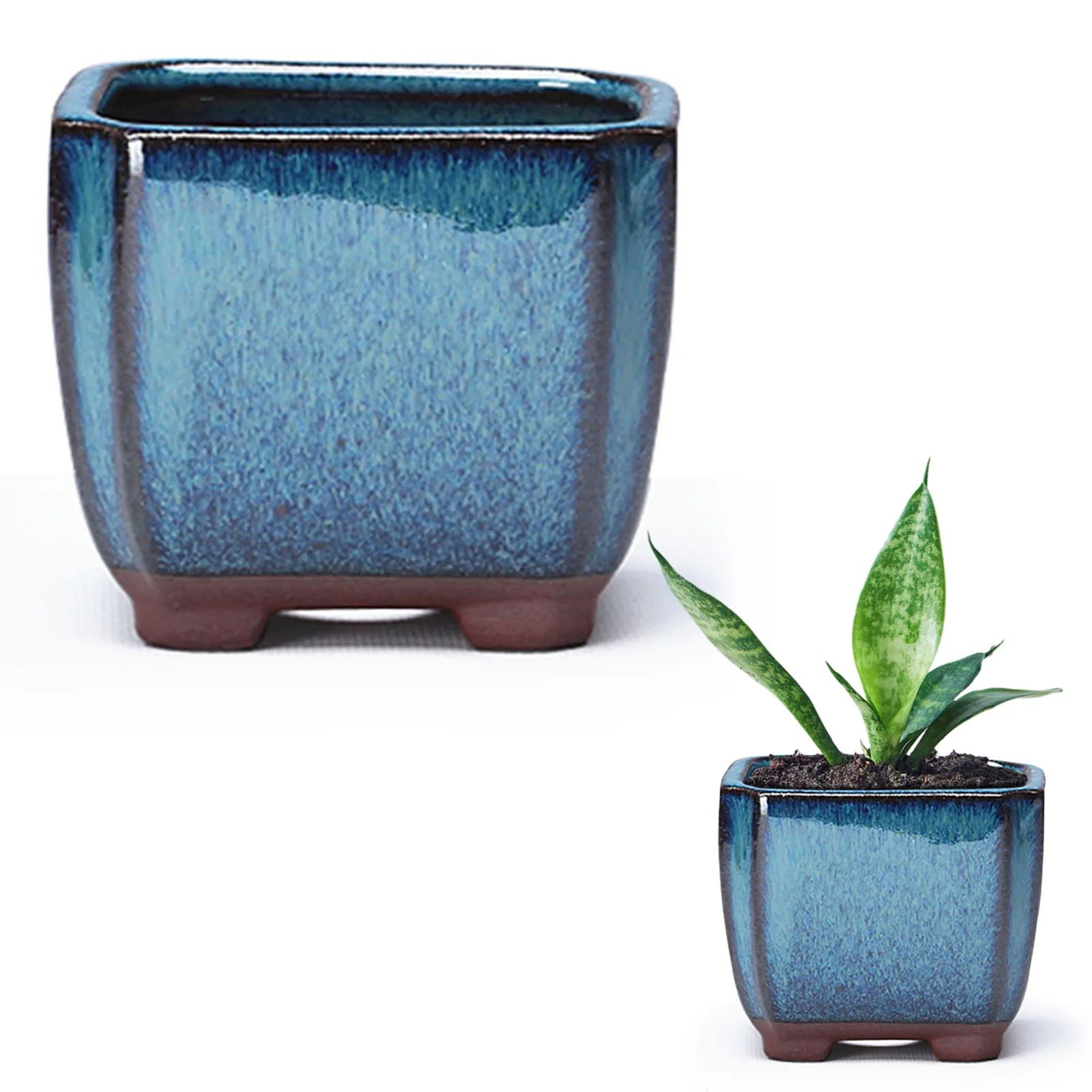 Ceramic Succulent Flower Pot With Ventilation Design 6