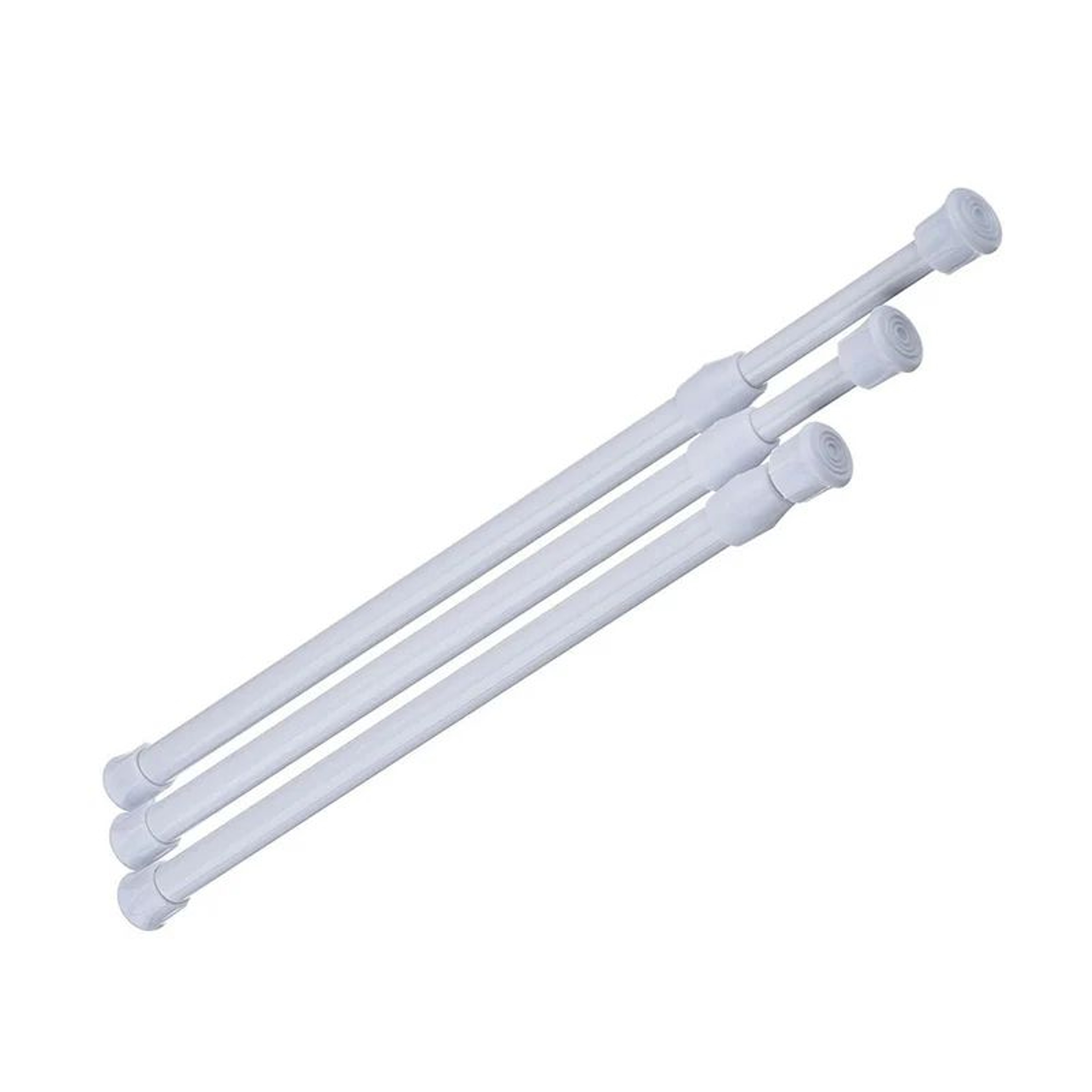 Adjustable Metal Spring Tension Curtain Rod For Home Storage 5