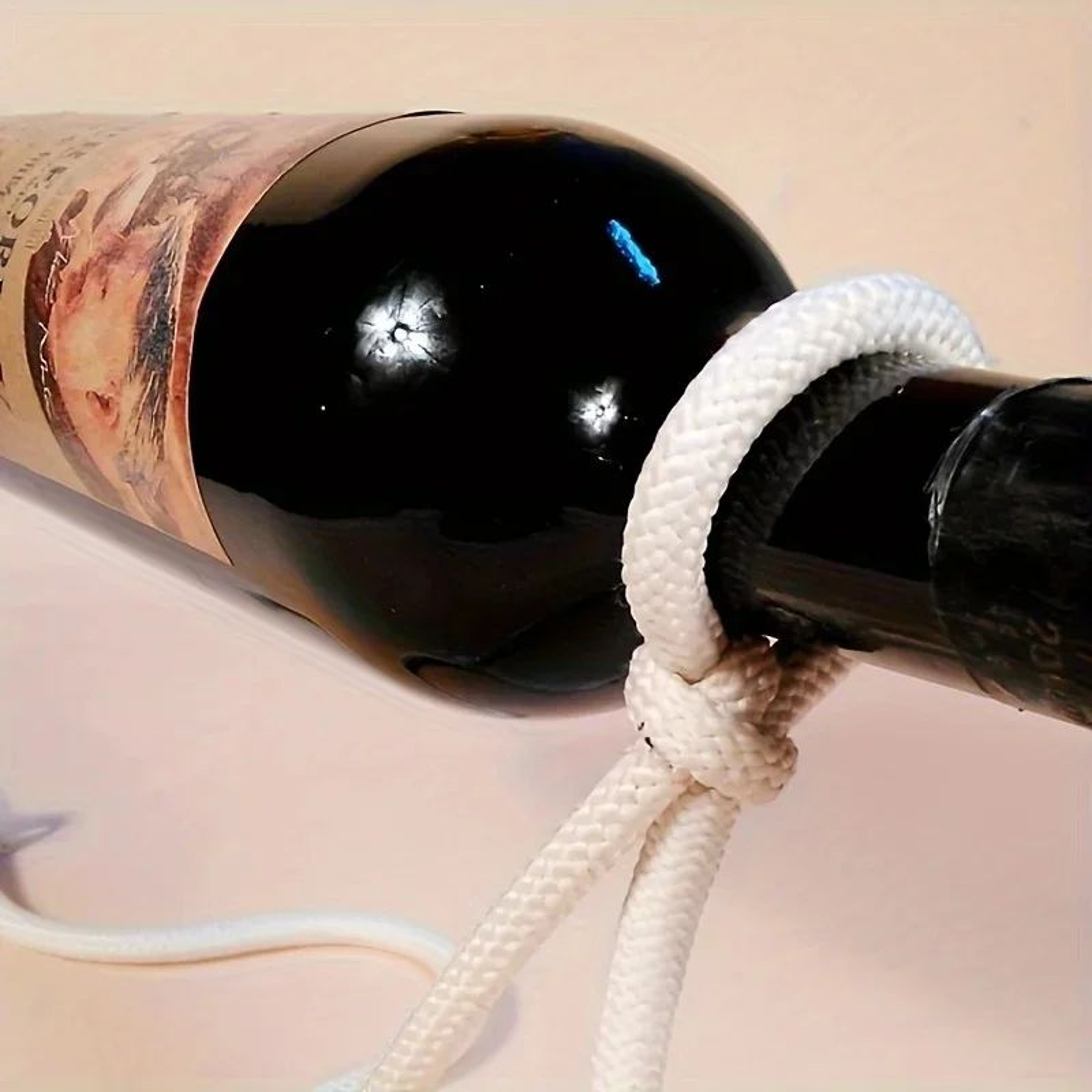 Creative Snake Chain Wine Bottle Holder Display Rack 4