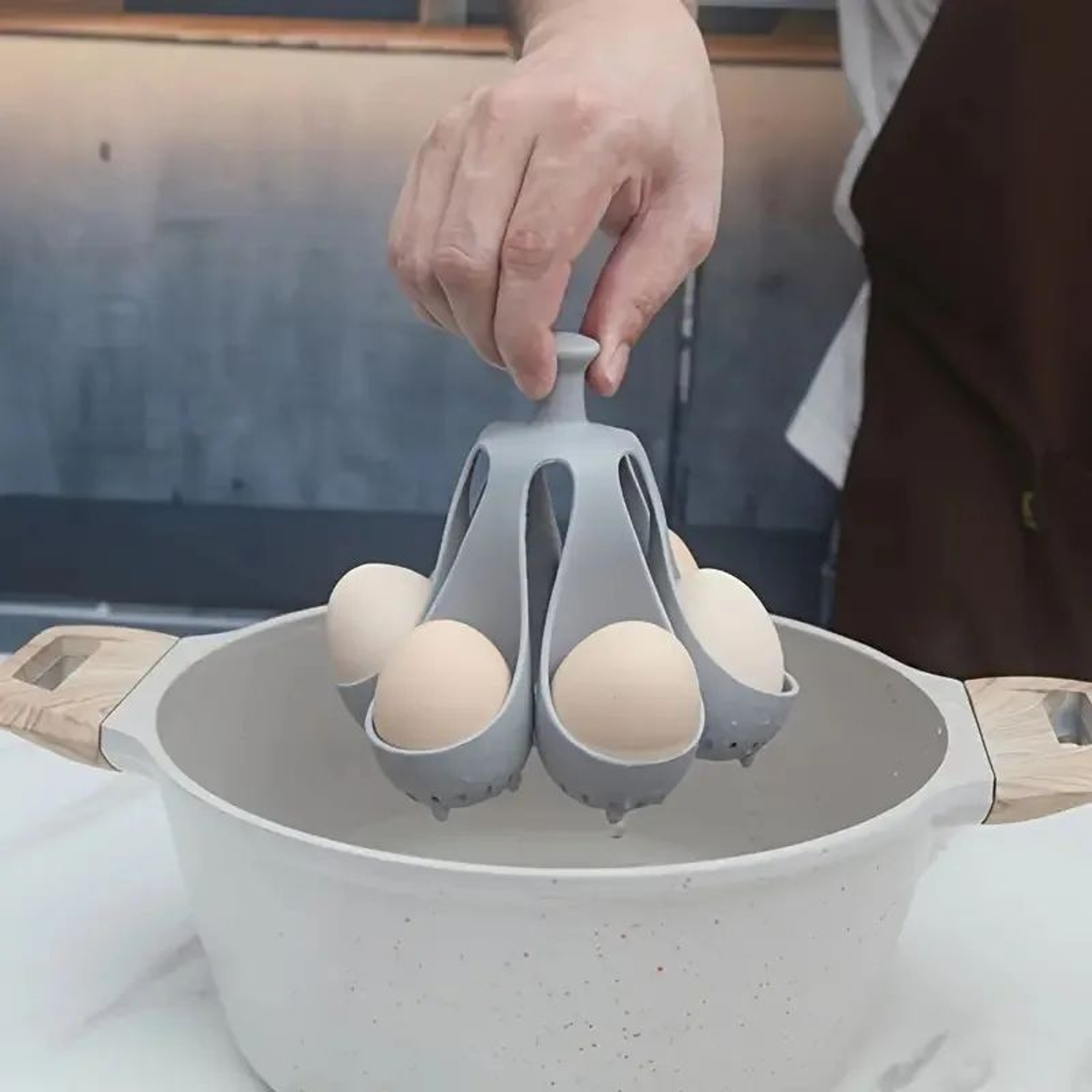 Silicone Egg Cooker Heat Resistant Steaming Cup For Quick Breakfast Prep 14