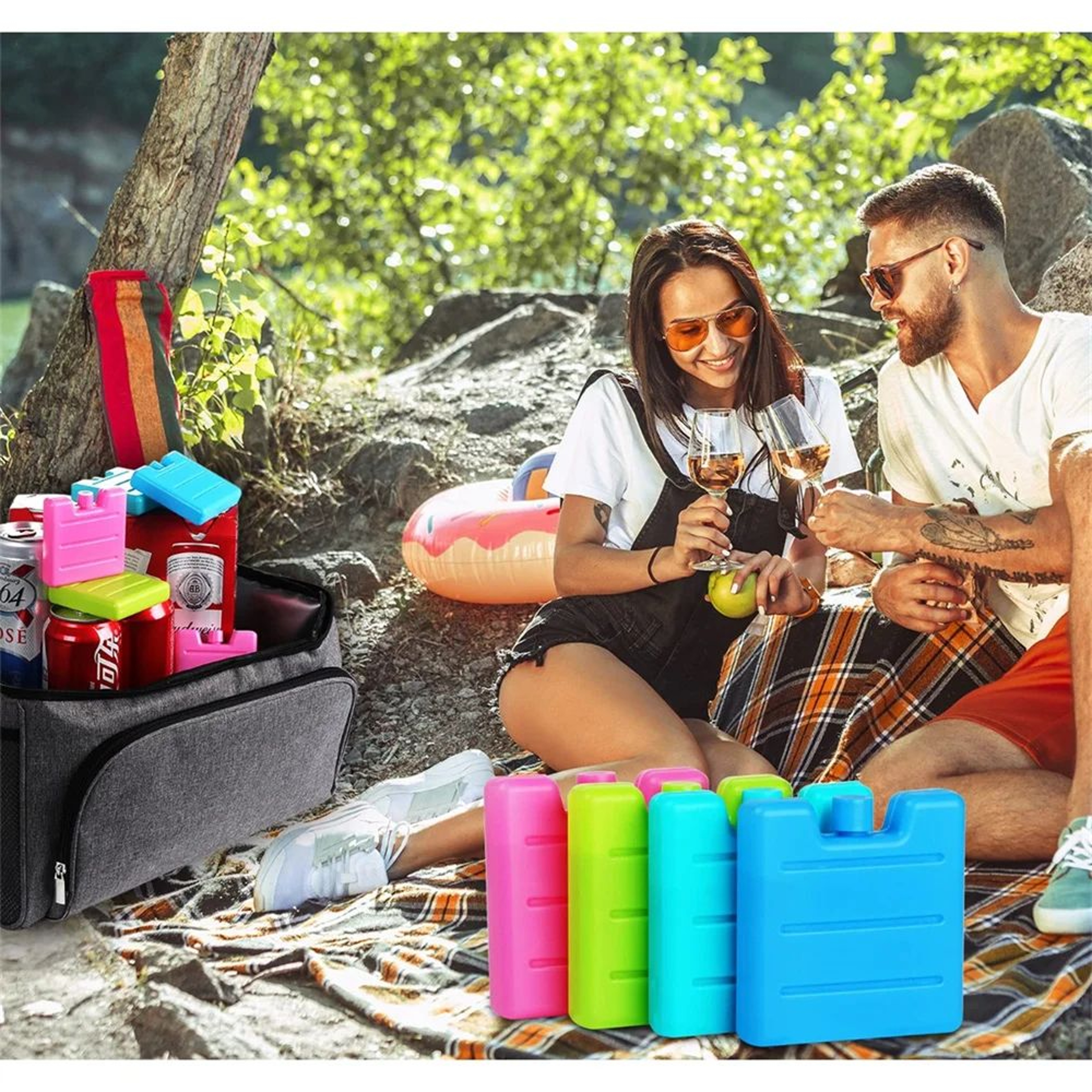 Reusable Gel Ice Packs For Lunch Boxes Coolers And Outdoor Travel 13