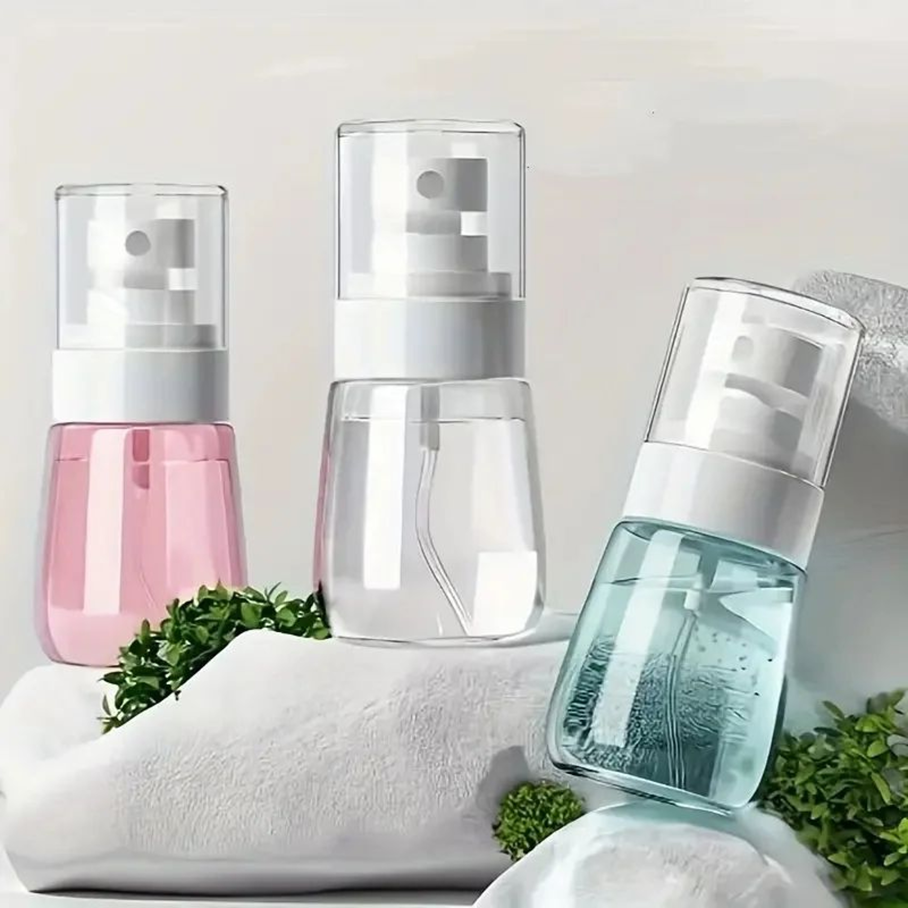 2 Pack Refillable Mini Fine Mist Spray Bottles For Travel 6