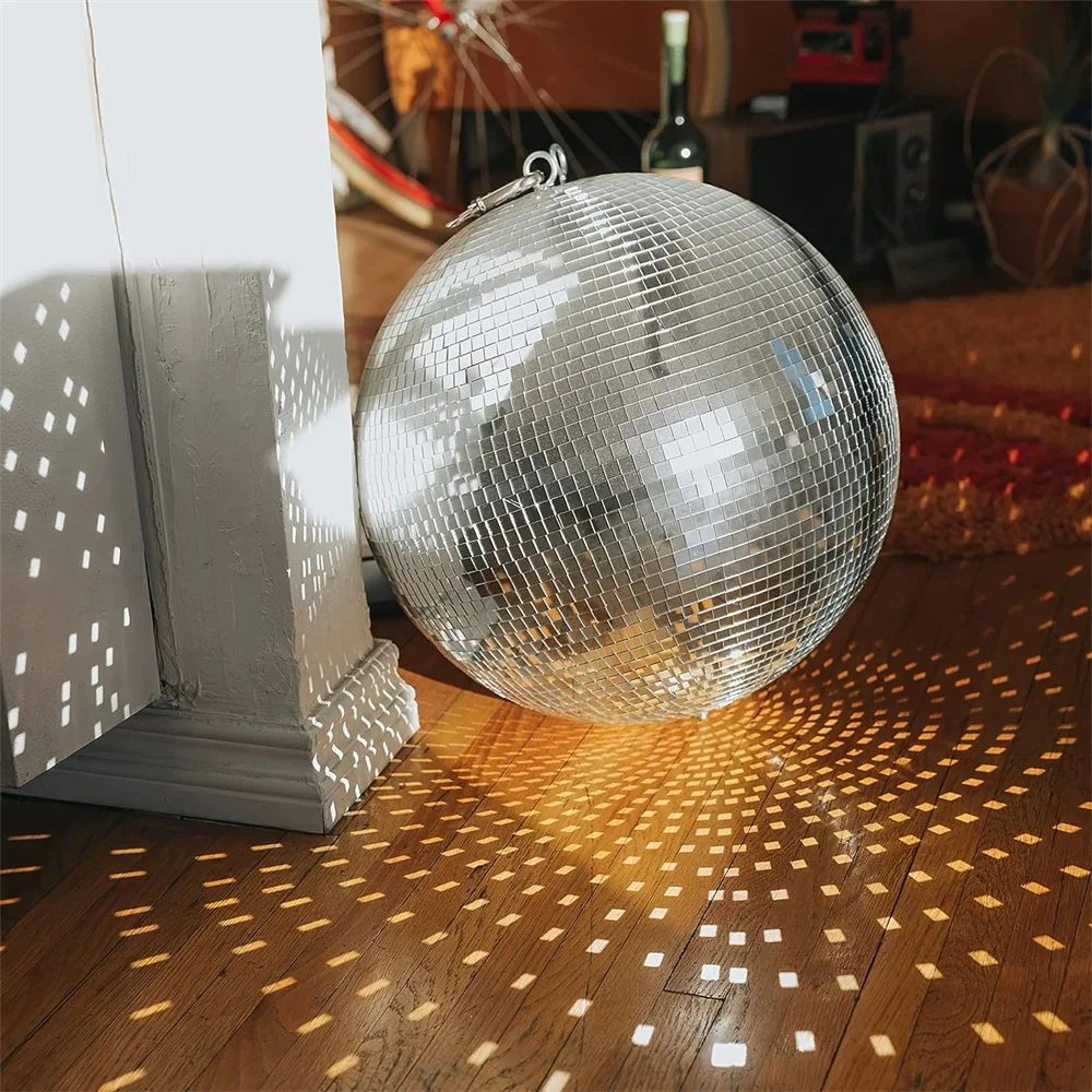 Self Adhesive Disco Ball Mirror Mosaic Tiles For DIY Crafts 15