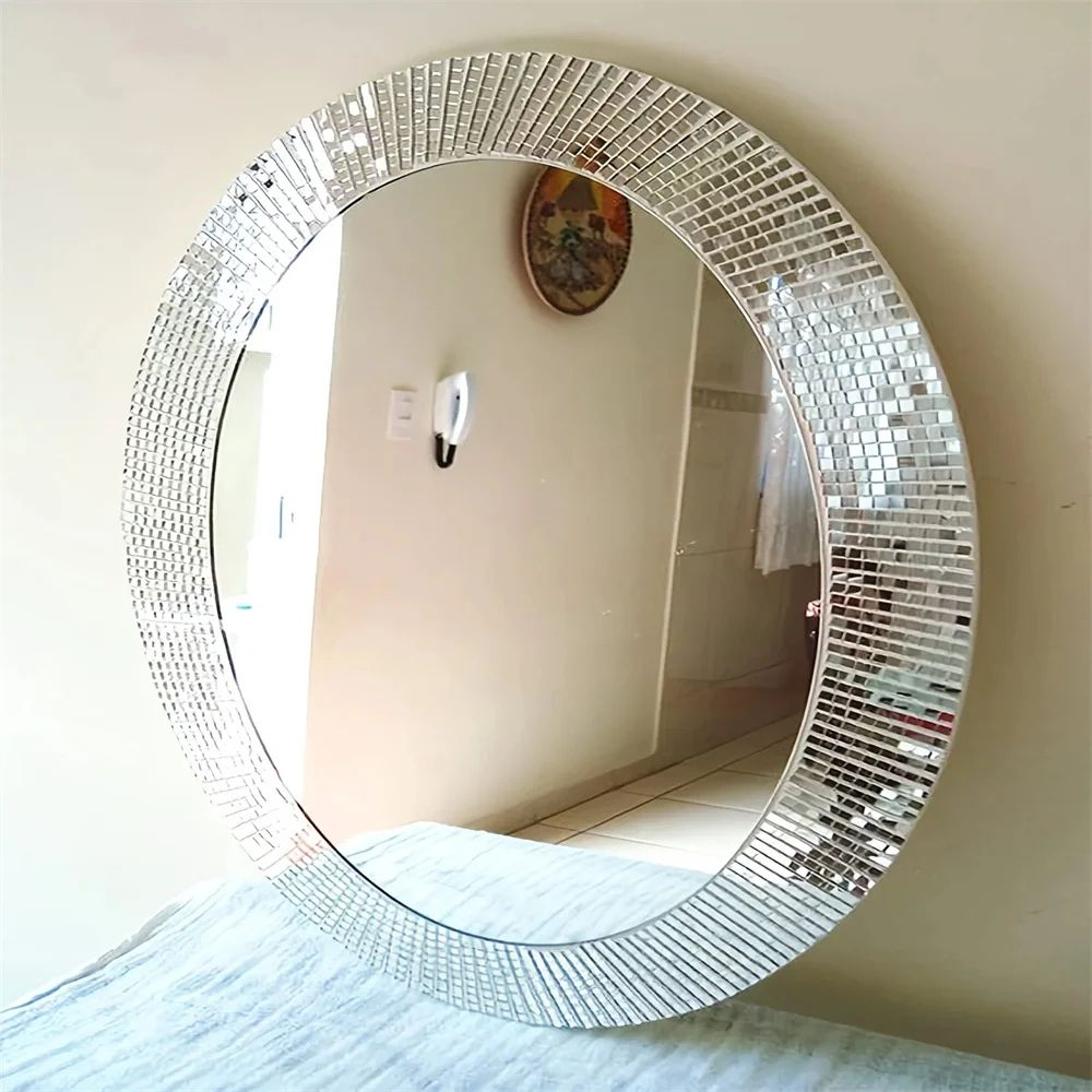 Self Adhesive Disco Ball Mirror Mosaic Tiles For DIY Crafts 14
