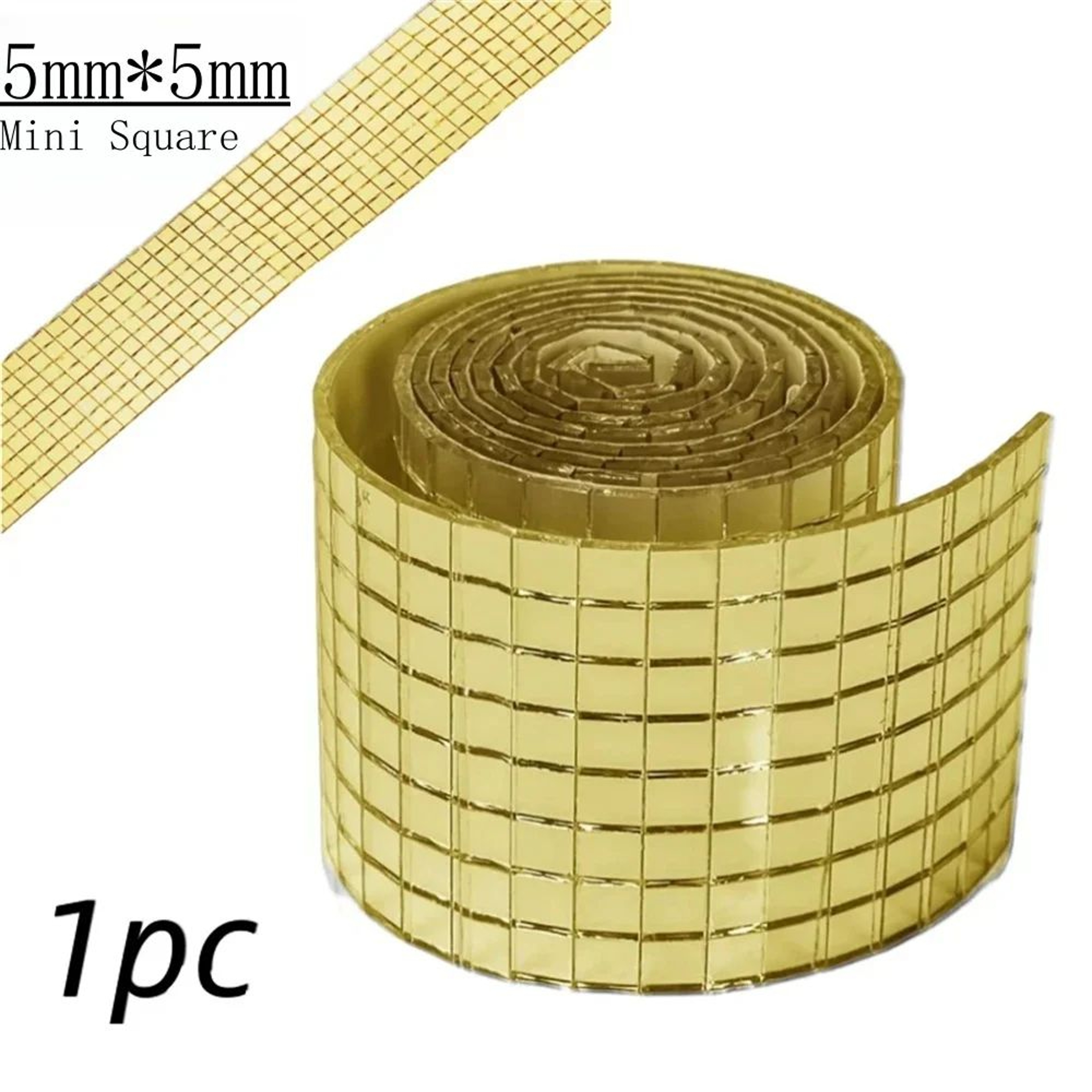 Self Adhesive Disco Ball Mirror Mosaic Tiles For DIY Crafts 26
