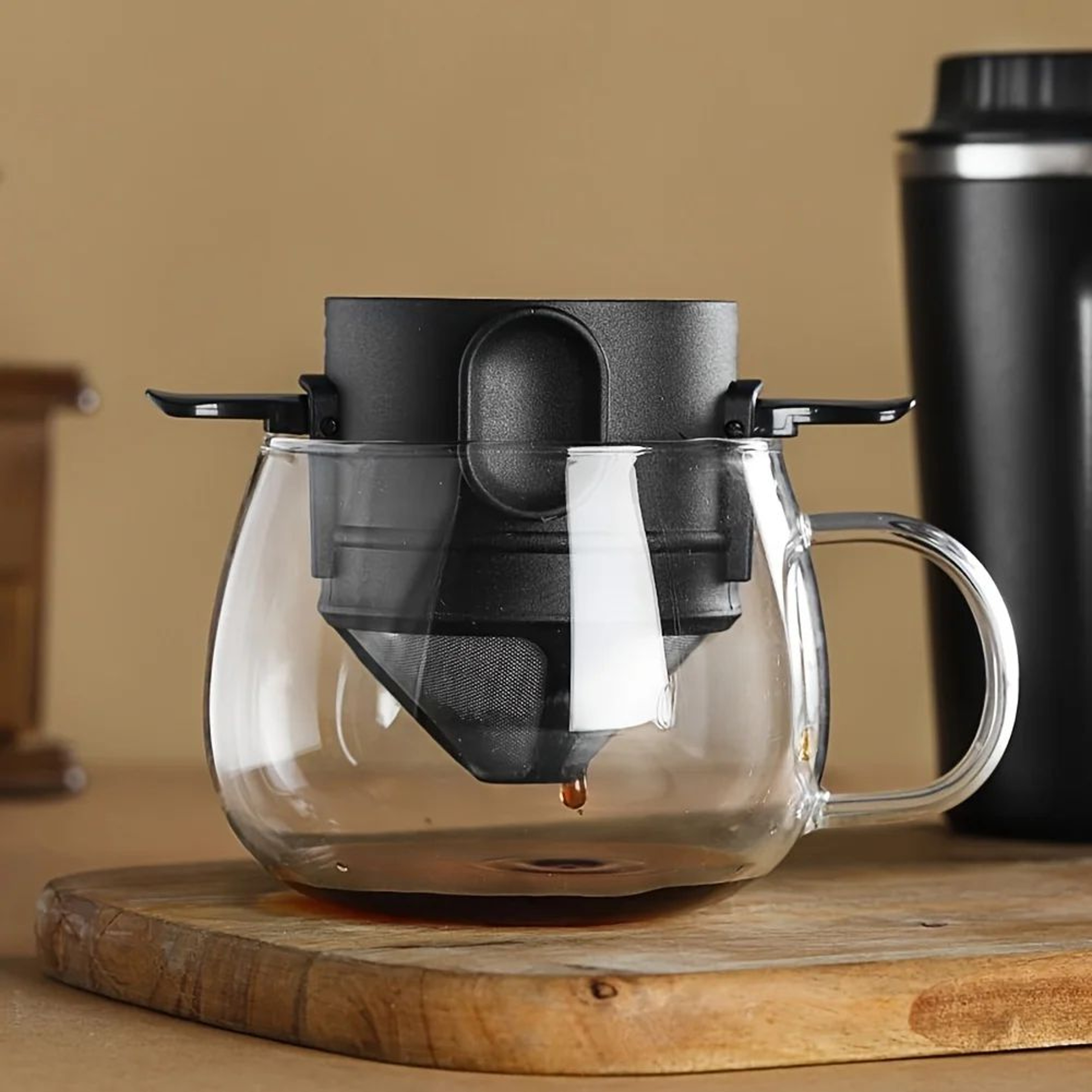 Folding Stainless Steel Pour Over Coffee Dripper Filter 1