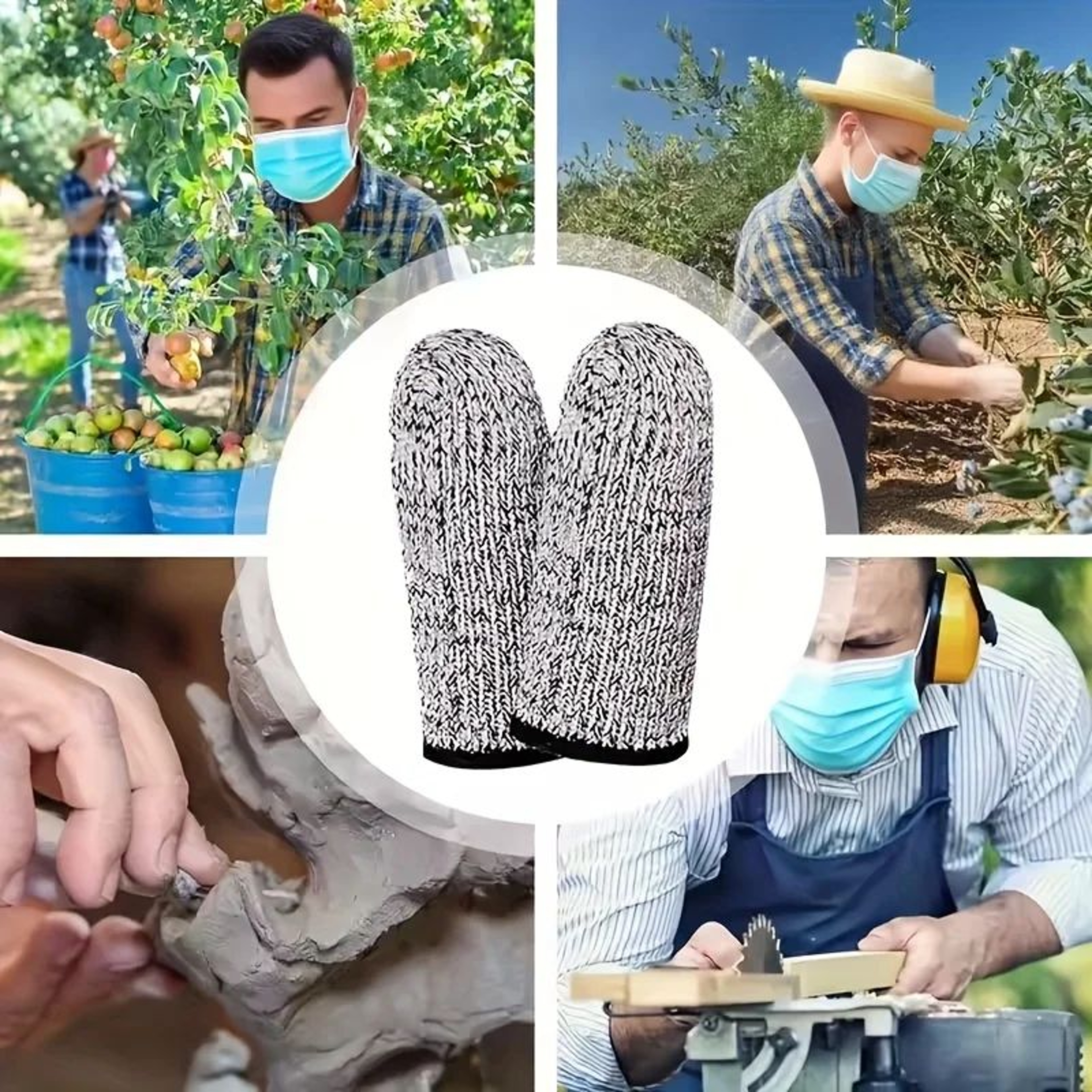 Reusable Finger Sleeves For Crafting Carving And Hand Protection 4
