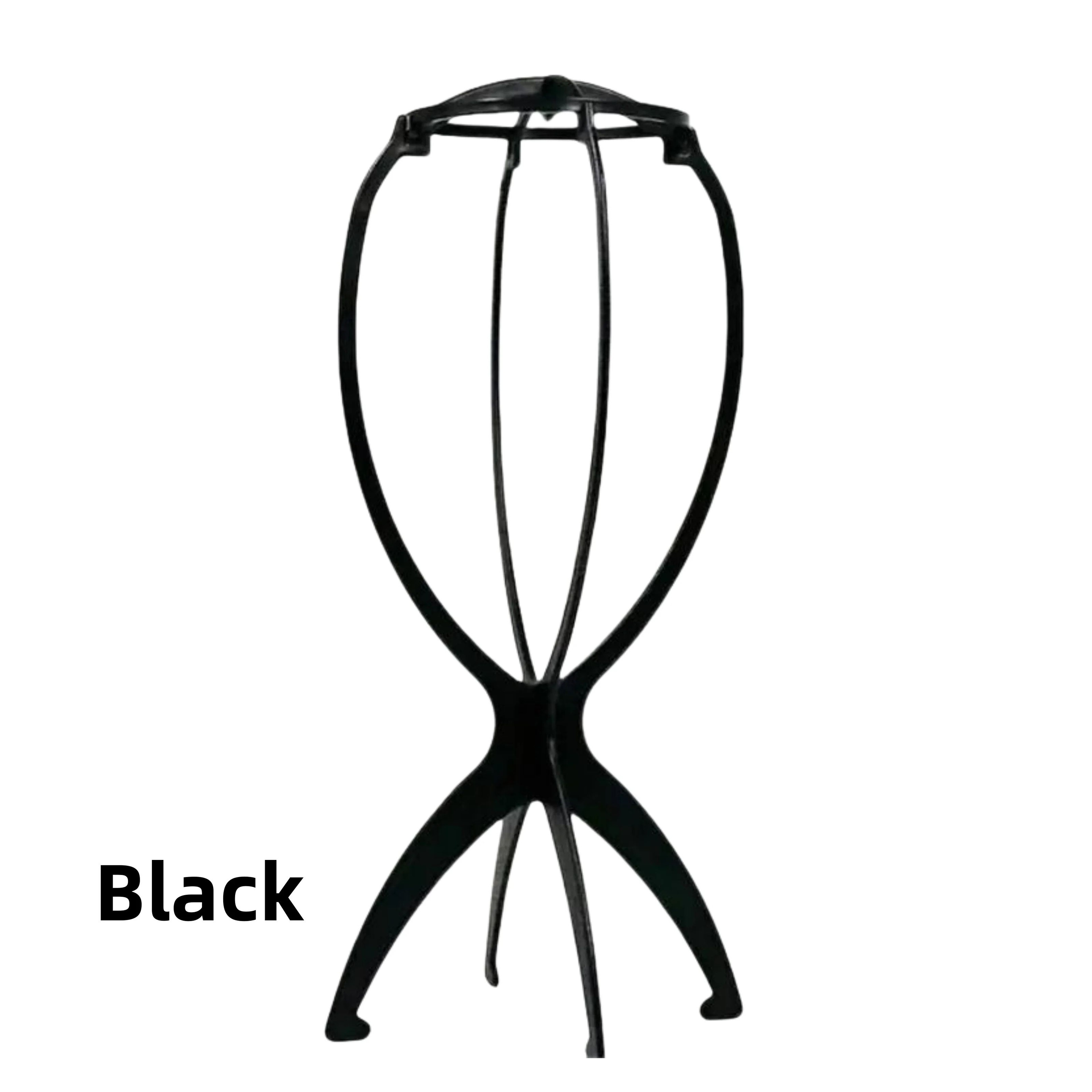 3 Piece Collapsible Wig Stand For Styling Storage And Display 11