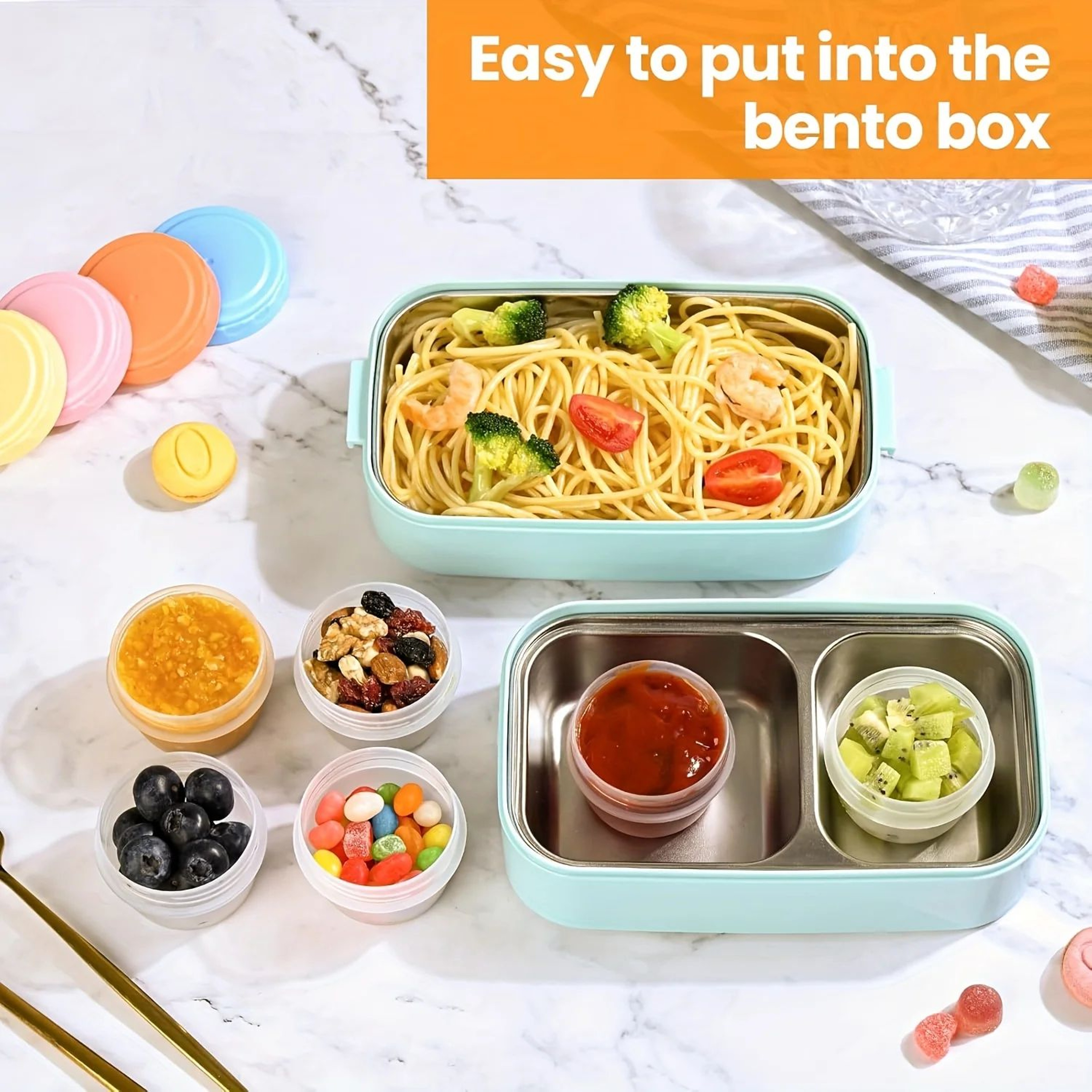 2oz Leakproof Sauce Containers With Lids For Lunch And Meal Prep 9