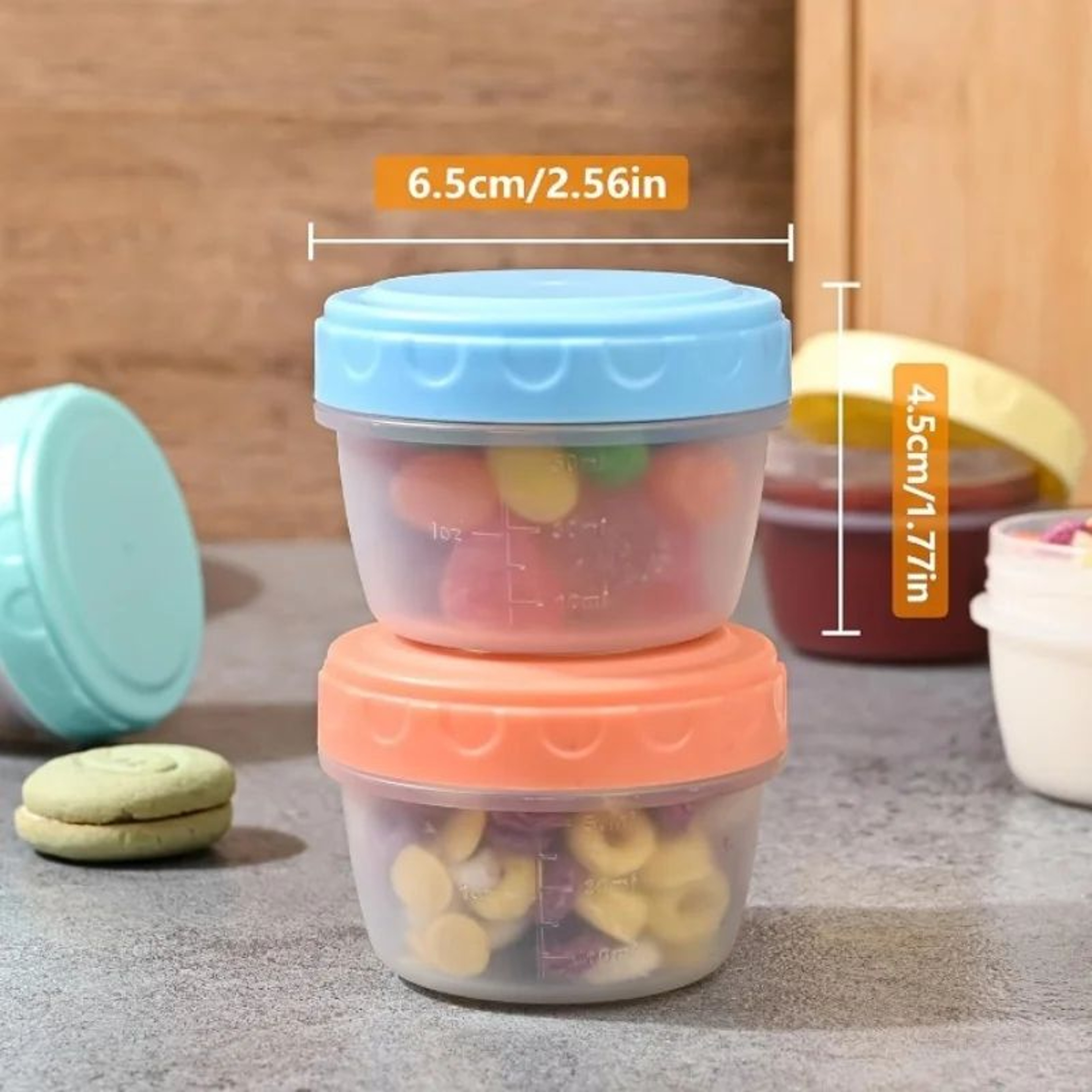 2oz Leakproof Sauce Containers With Lids For Lunch And Meal Prep 6
