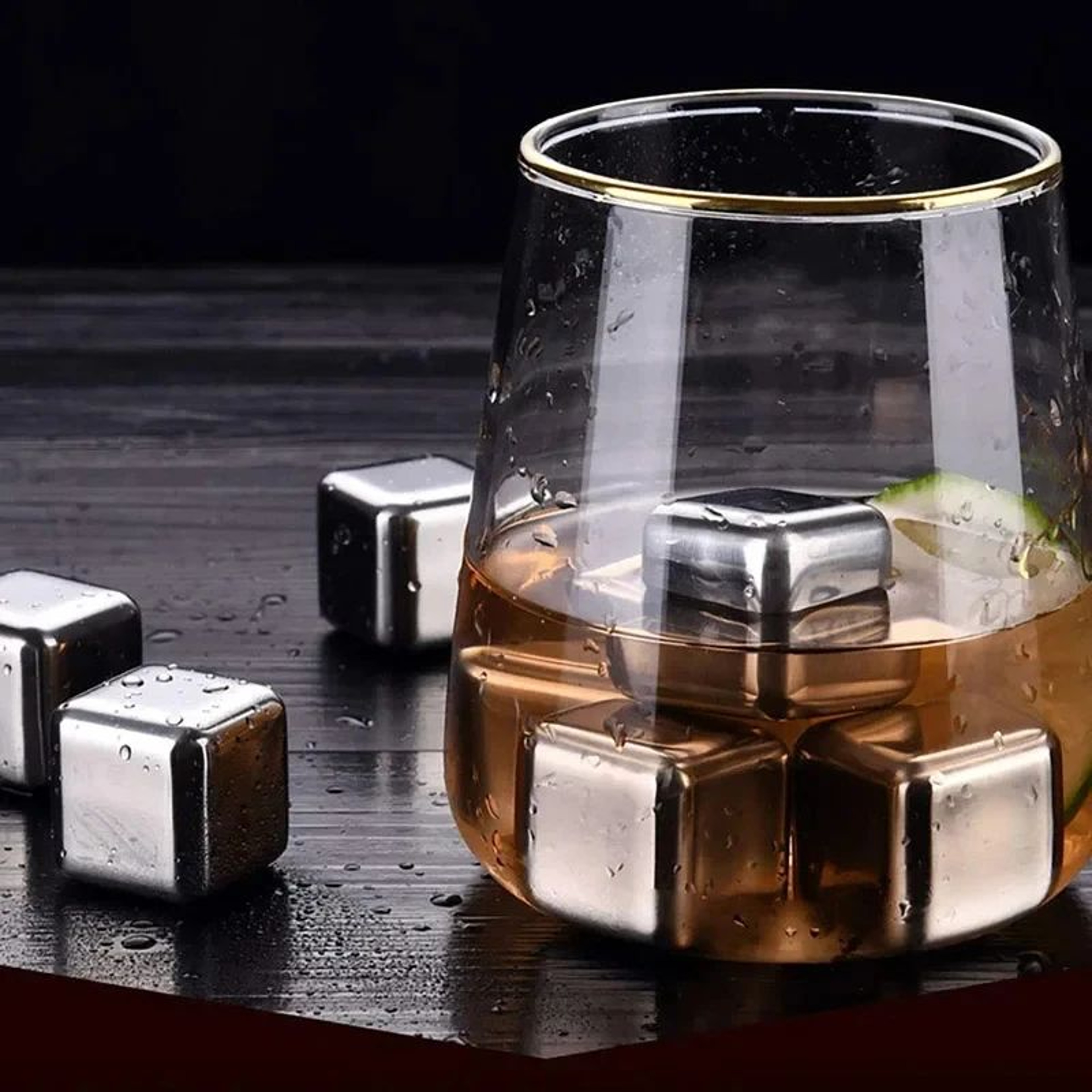 Reusable Stainless Steel Ice Cubes For Chilled Drinks 2