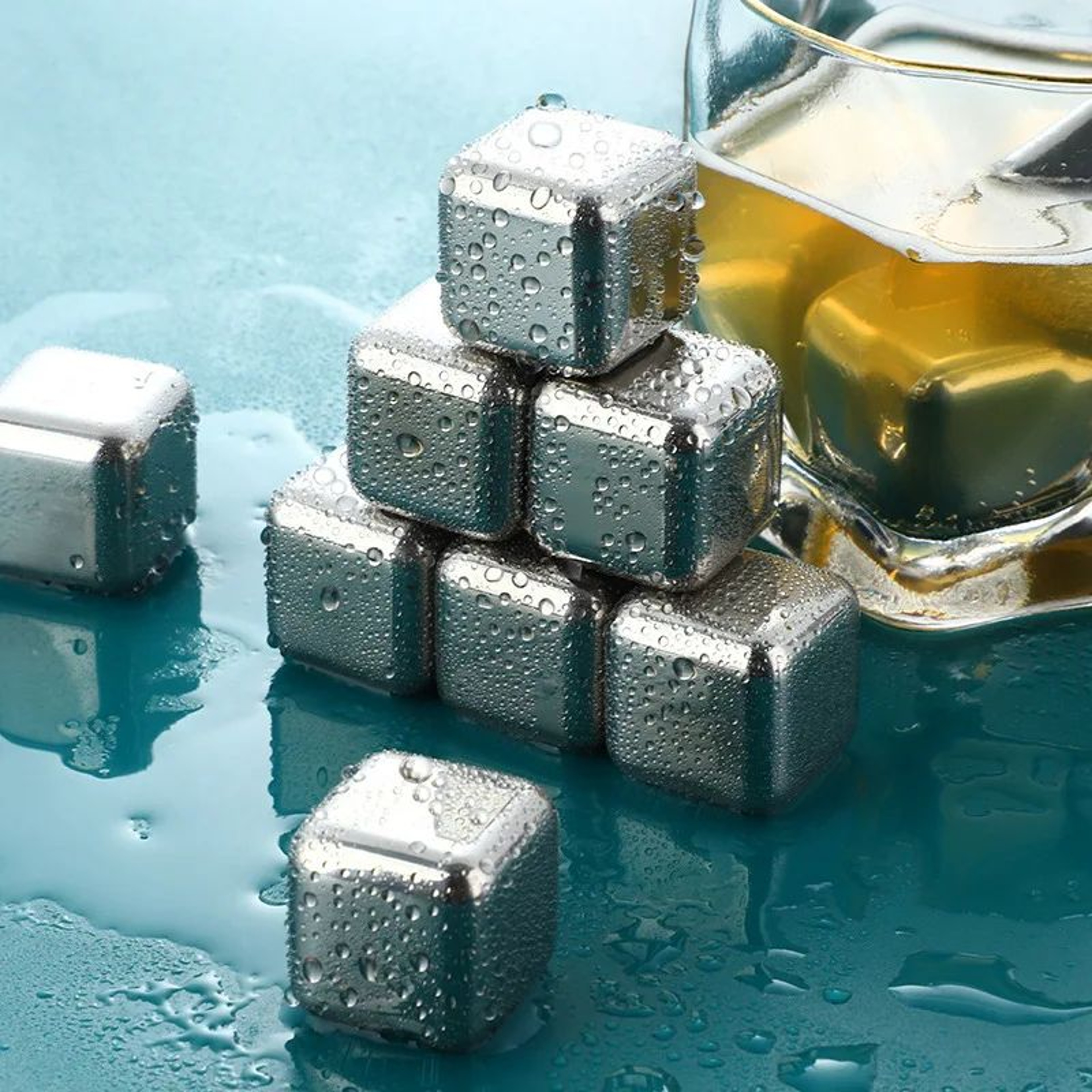 Reusable Stainless Steel Ice Cubes For Chilled Drinks 13