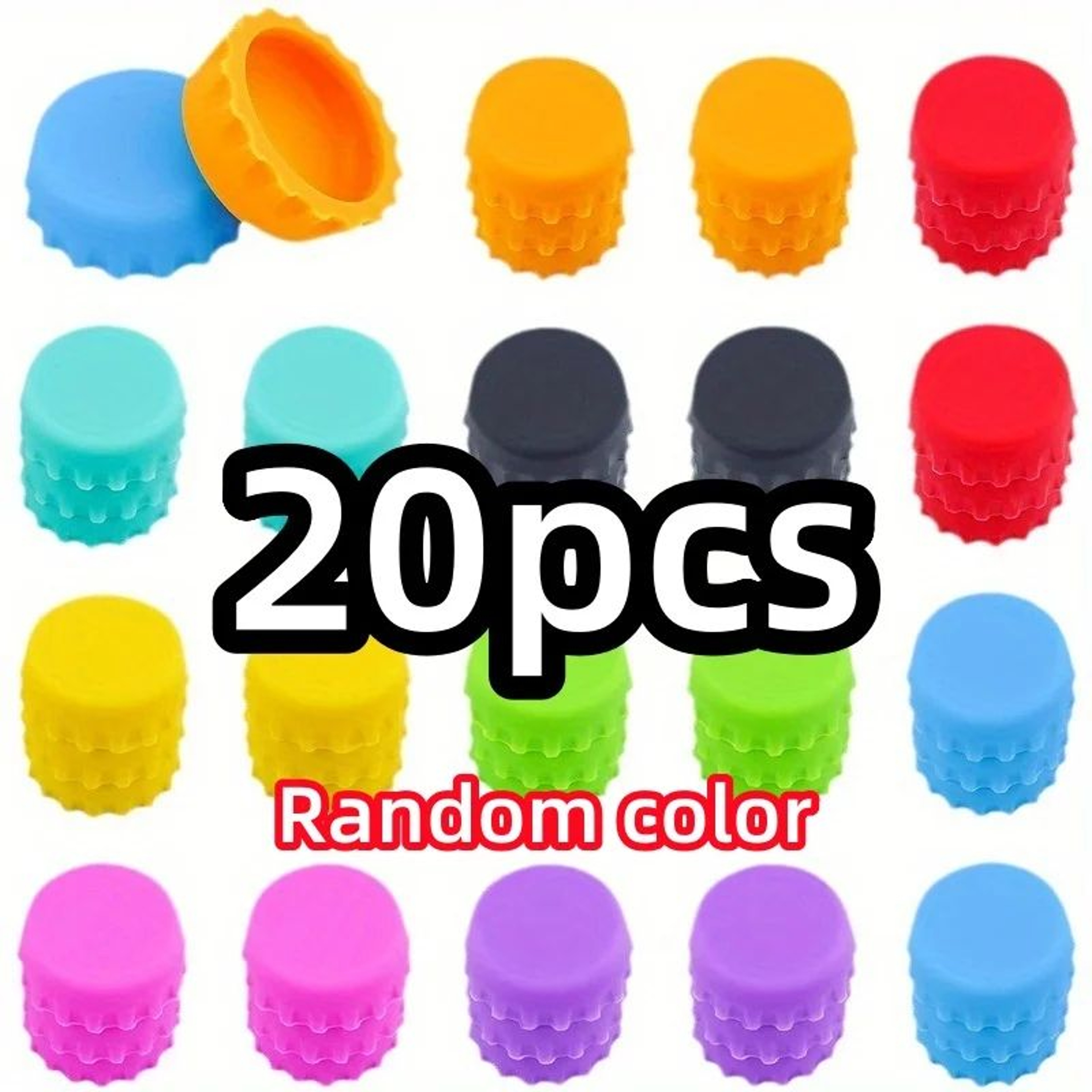 Reusable Silicone Bottle Caps For Wine Beer And Soft Drinks 11