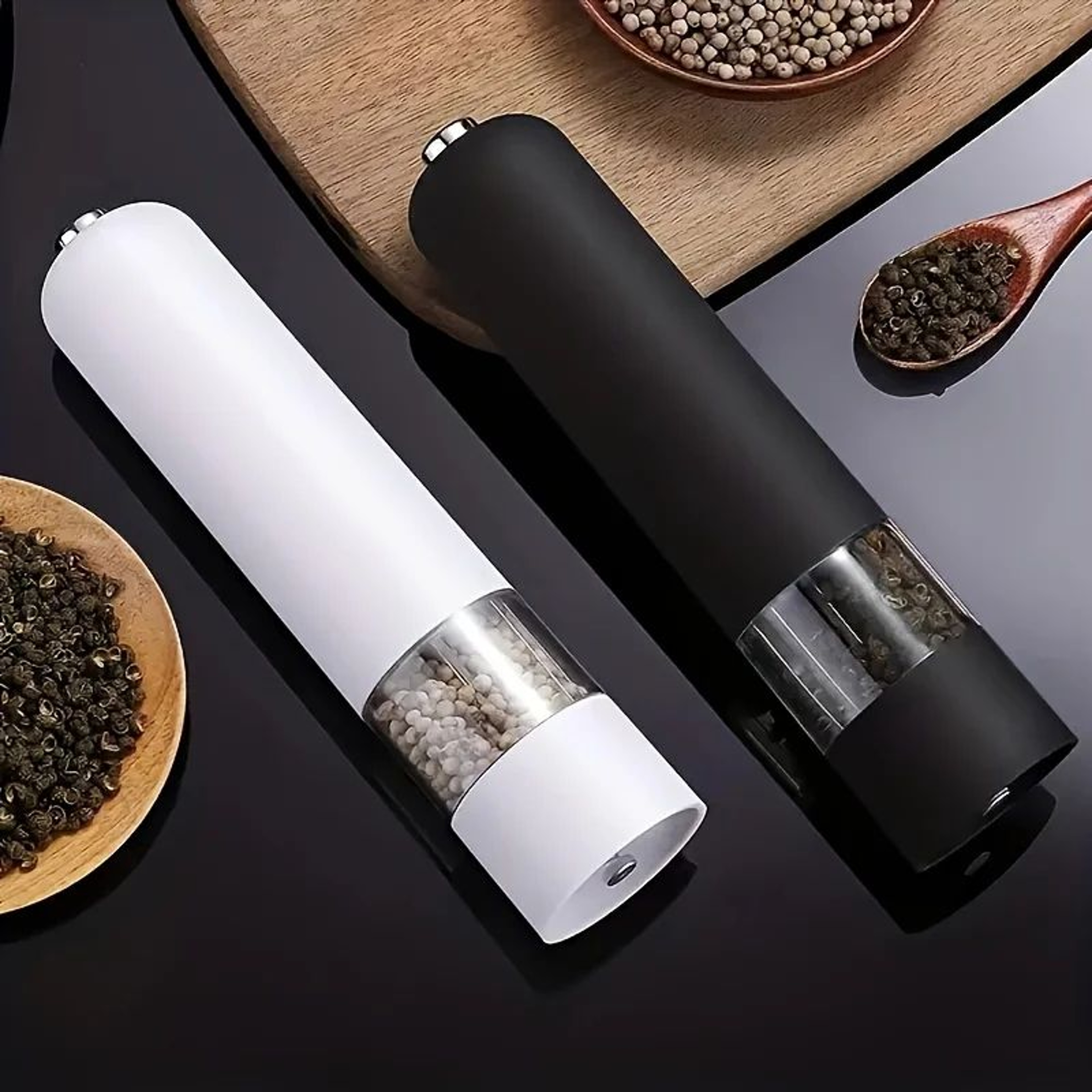 Automatic Electric Salt And Pepper Grinder With Adjustable Coarseness 2