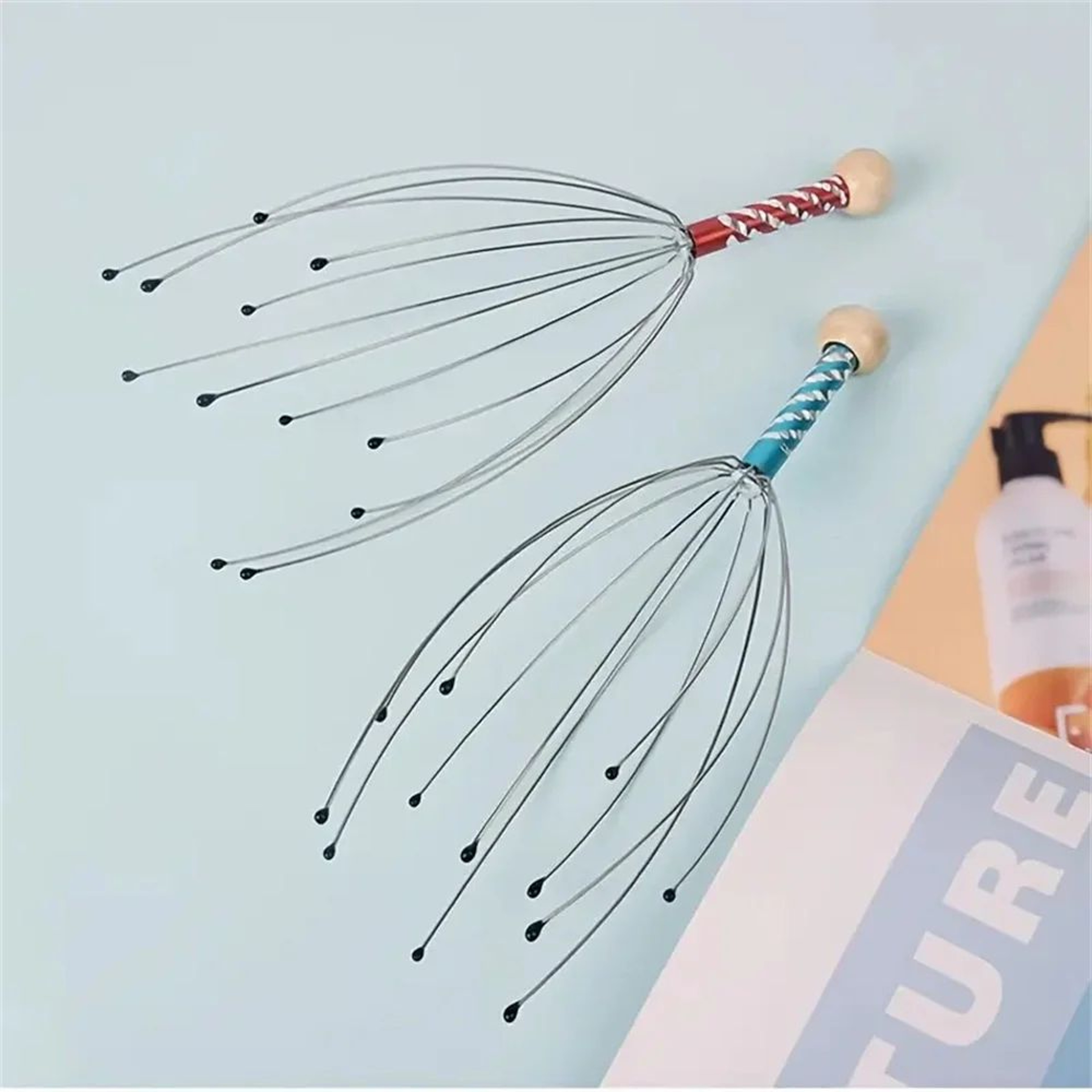 Octopus Shaped Manual Scalp And Head Massager 3