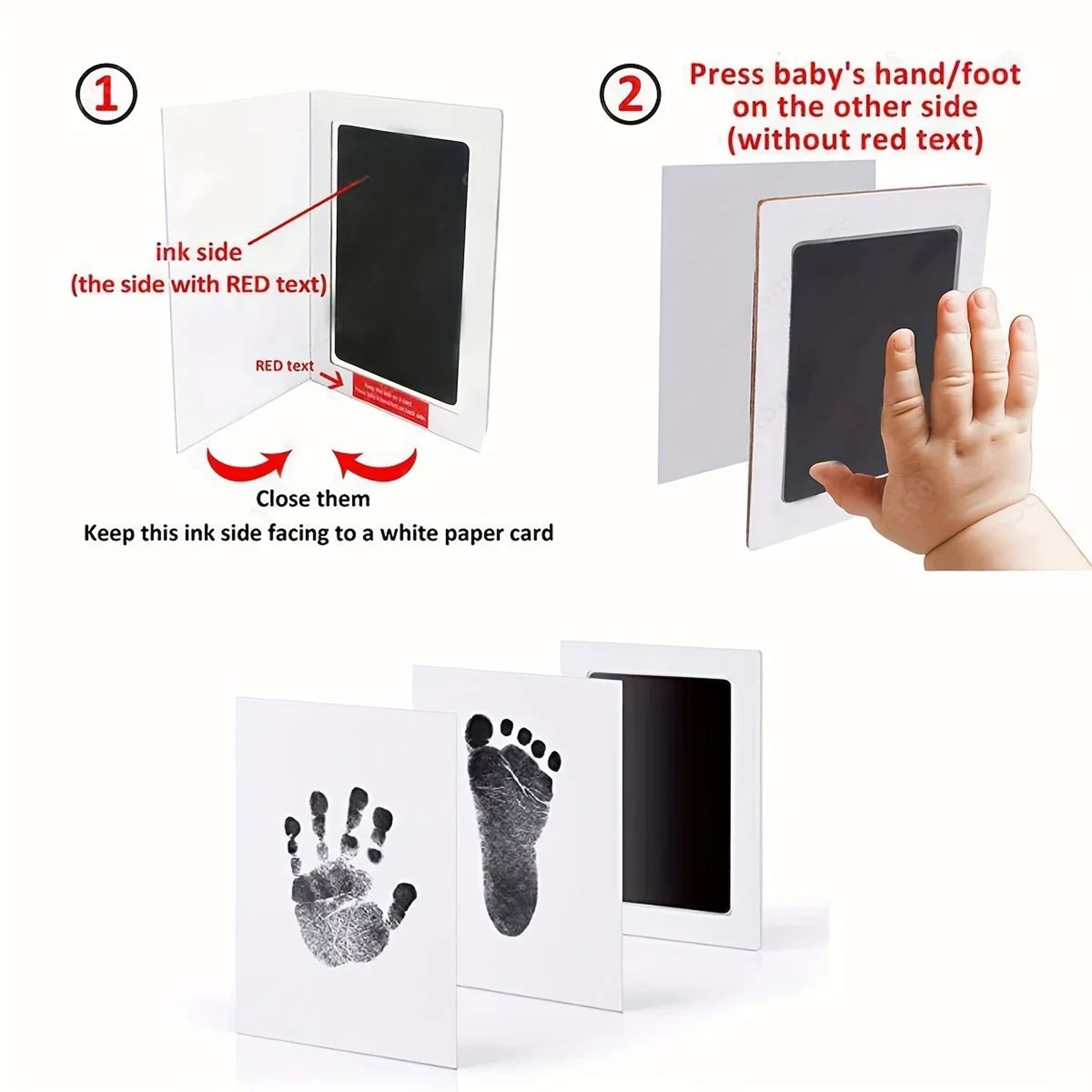 First Footprint And Pet Paw Print Keepsake Kit 4