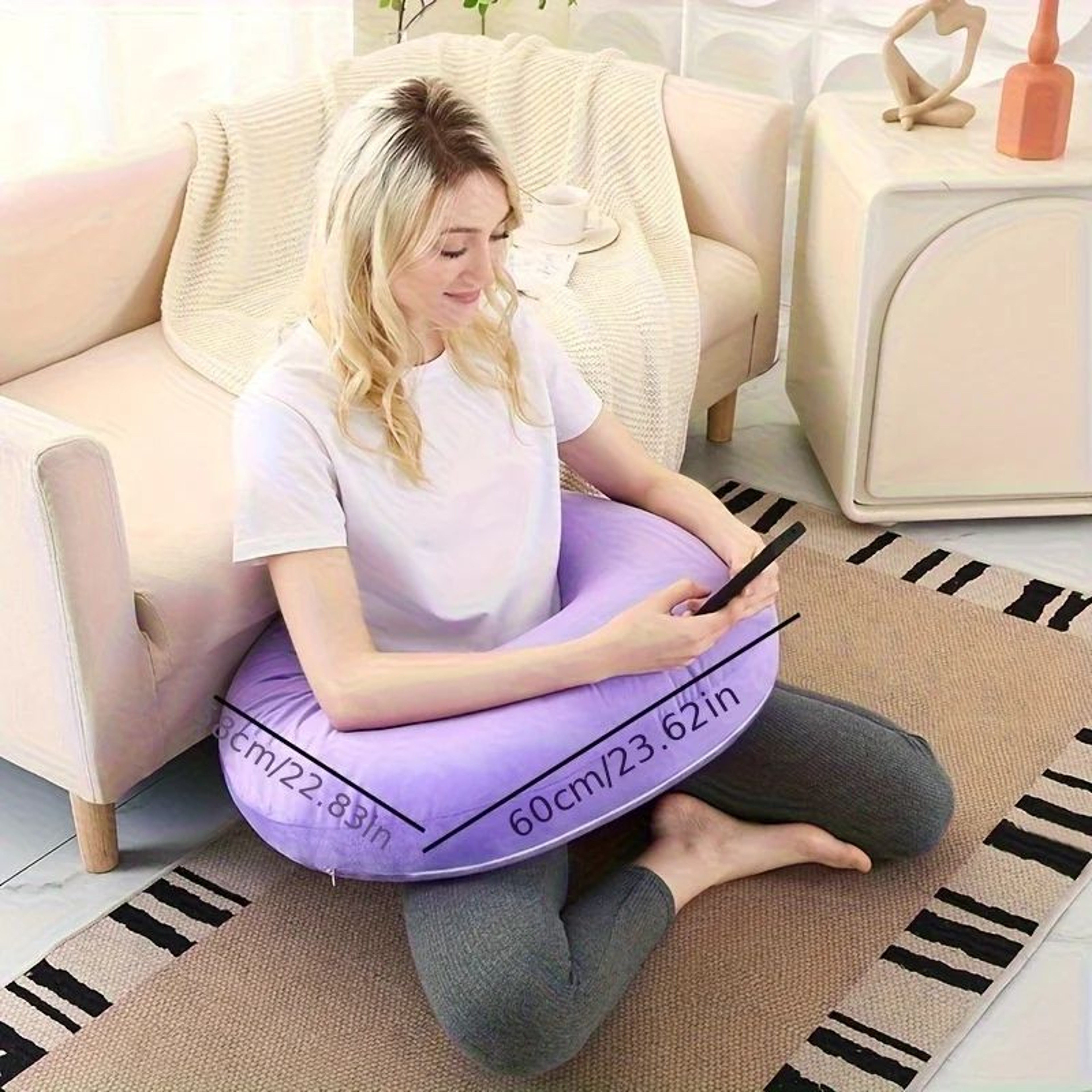 Soft Arm Support Pillow For Reading Gaming And Relaxing 14
