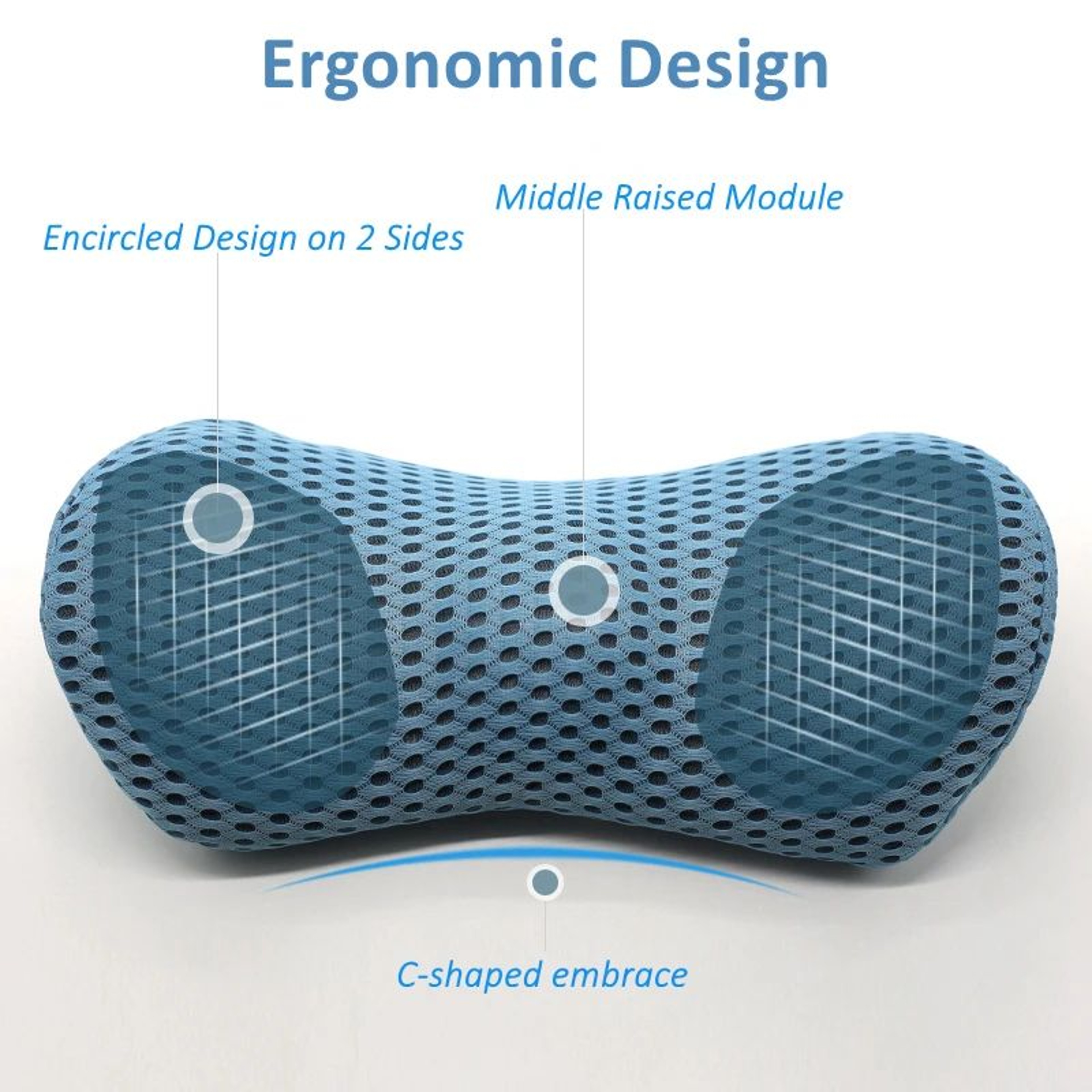 Ergonomic Memory Foam Lumbar Support Pillow For Chair And Car 11
